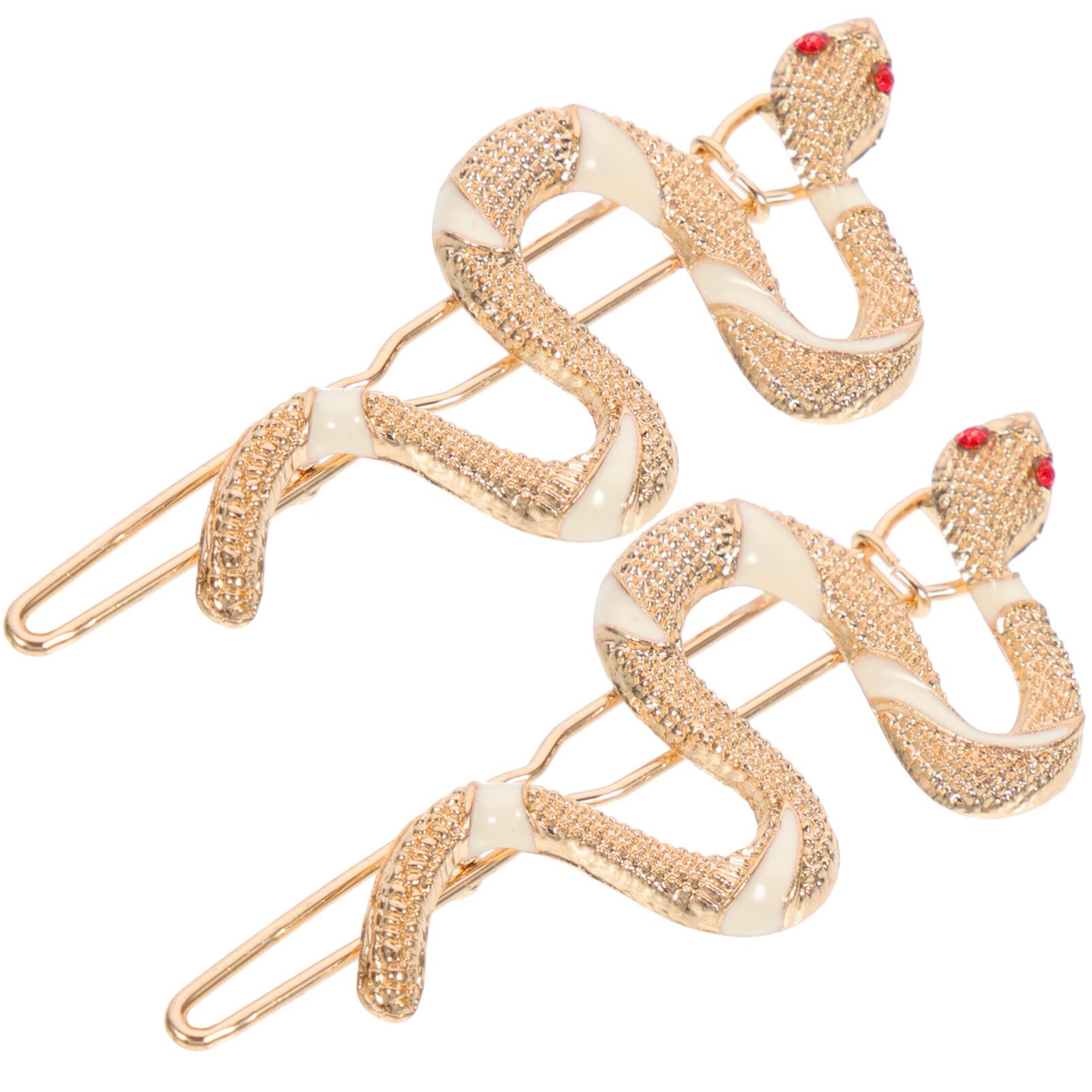 1 Pair Queen Snake Hair Clip - Elegant Metal Hair Accessories for Women | Vintage Egyptian Style Hair Pins | Perfect for Parties, Weddings & Boho Fashion