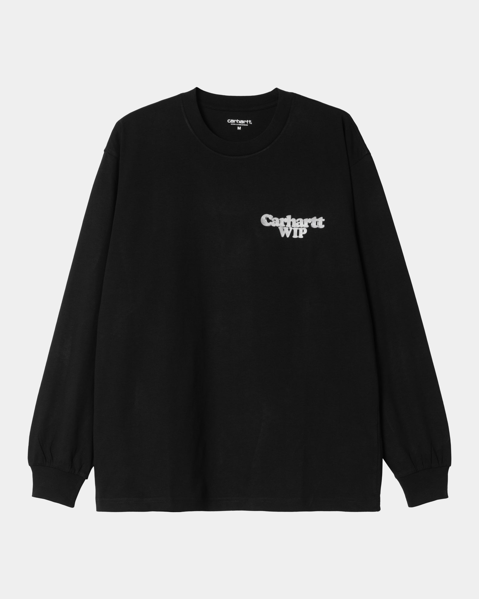 Chain Link Long Sleeve T-Shirt for Men & Women | Black & Silver Gothic Style Shirt | Perfect for Concerts, Halloween, and Alternative Fashion Outfits