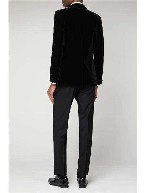 Vintage Black Velvet Blazer for Women - Elegant Rogue Style Jacket for Evening Parties, Date Nights & Special Occasions