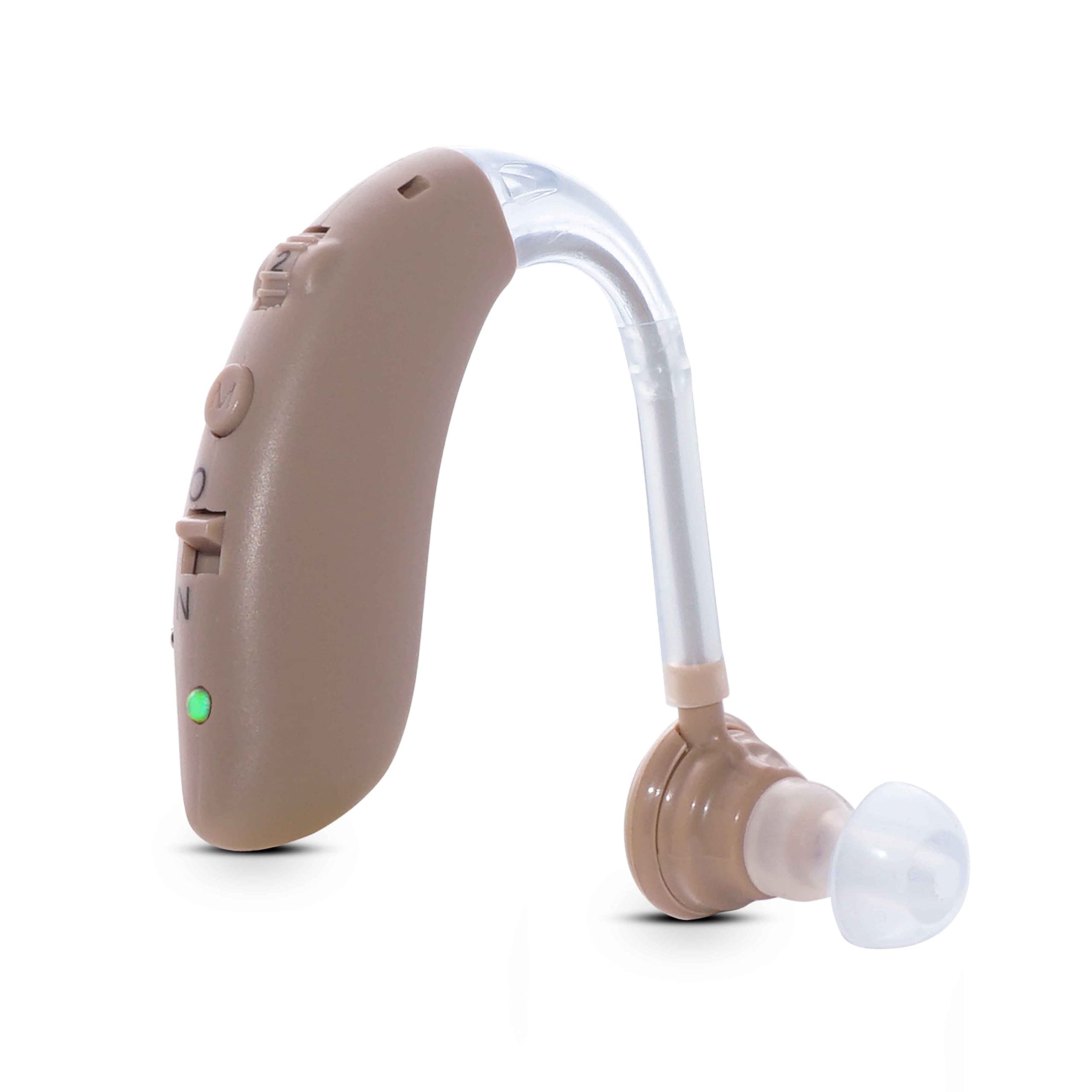 Rechargeable Digital Hearing Aid Amplifier with 4 Noise Reduction Modes - Personal Sound PSAP Device for Hearing Loss - Ideal for TV Watching, Conversations & Outdoor Activities