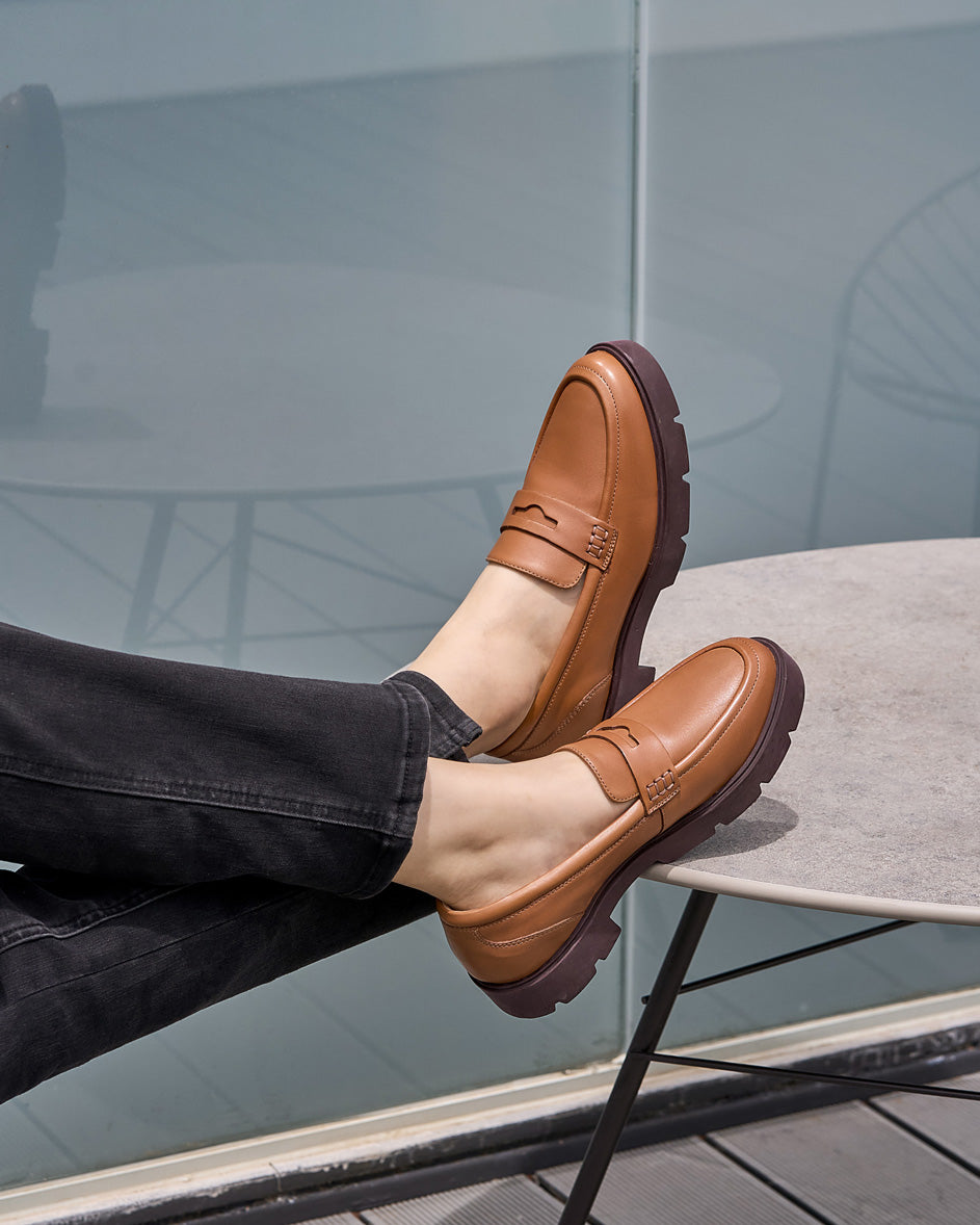 Premium Men's Boulevard Loafer - Comfortable Metatarsal Support Slip-On Shoes for Business Casual & Office Wear