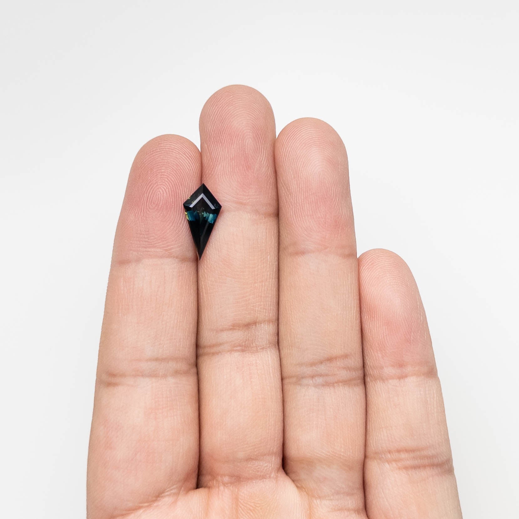 2.55ct Natural Blue Kite Step Cut Sapphire Gemstone - 14.81x7.47x4.31mm for Jewelry Making, Engagement Rings & Unique Gifts