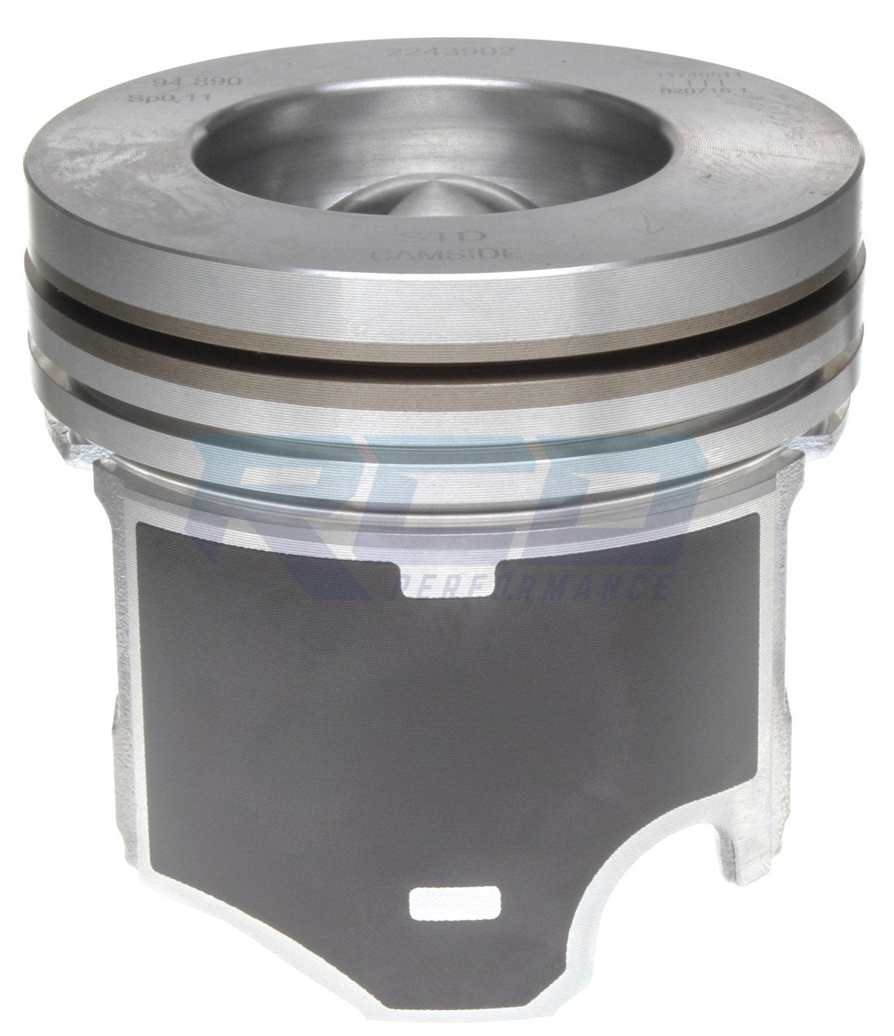 Mahle 6.4L .010 Oversize Piston Set Without Rings - .010 Reduced Compression Height for Dodge Ram Cummins Diesel Engines - Perfect for Engine Rebuilds & Performance Upgrades