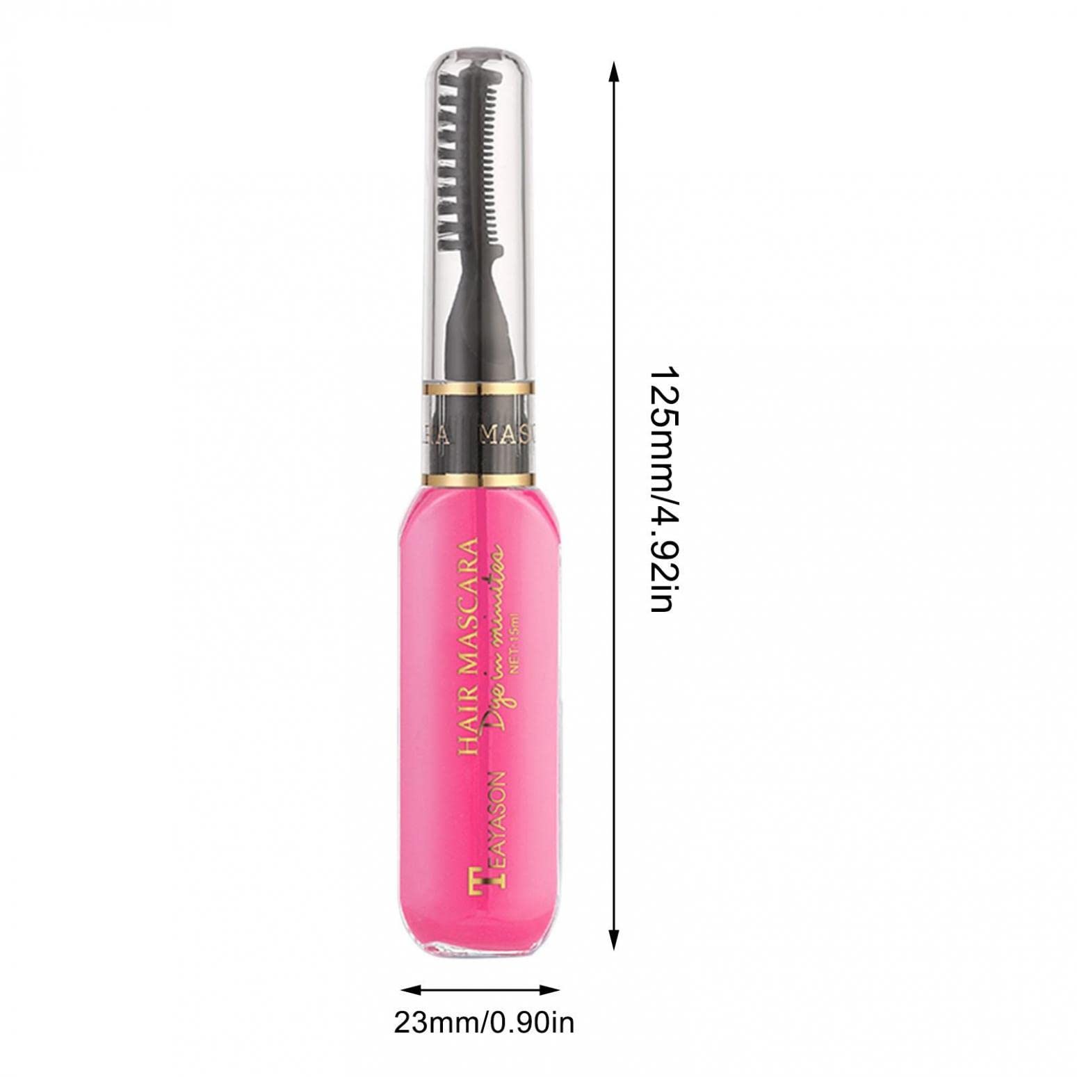**ZITIANY Temporary Hair Mascara & Color Chalk - Wine Red | Professional Hair Dye for Girls & Kids | Non-Permanent, Easy Wash Out | Perfect for Parties, Halloween & Cosplay**