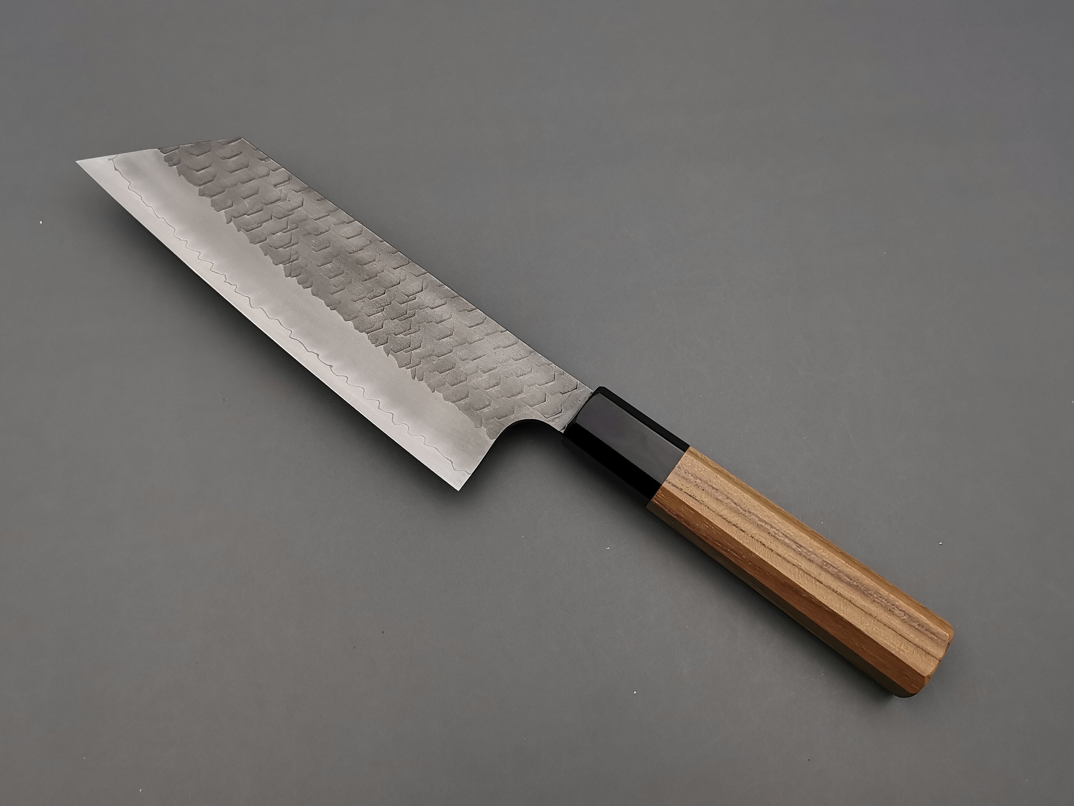 Premium Nigara Hamono SG2 Tsuchime Nakiri Knife - Japanese Damascus Steel Vegetable Chopper for Professional Chefs & Home Cooking - Perfect for Slicing, Dicing & Precision Vegetable Prep