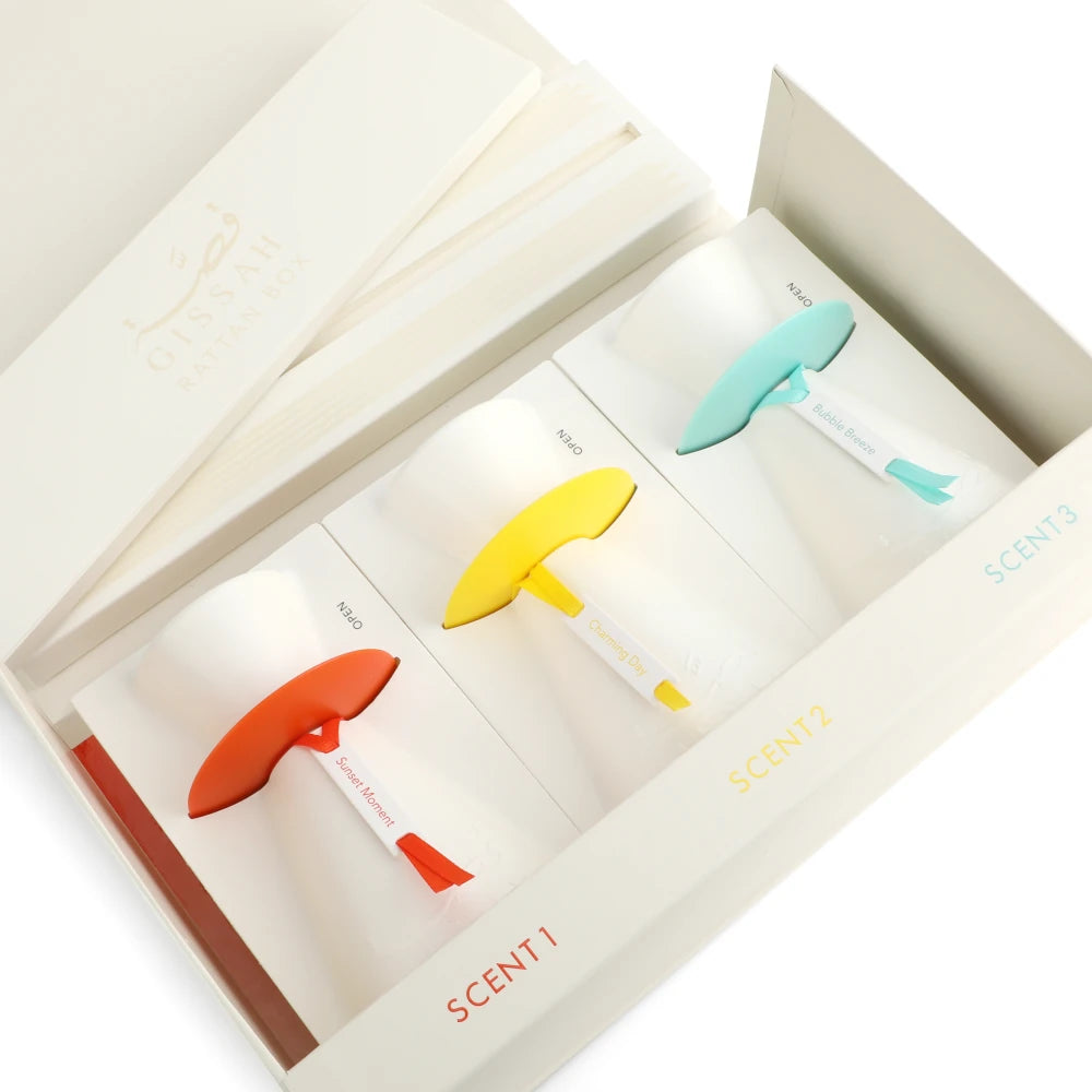 Gissah Essential Oil Diffuser Set - Aromatherapy Ultrasonic Humidifier for Home, Office & Spa | Perfect for Relaxation, Stress Relief & Better Sleep