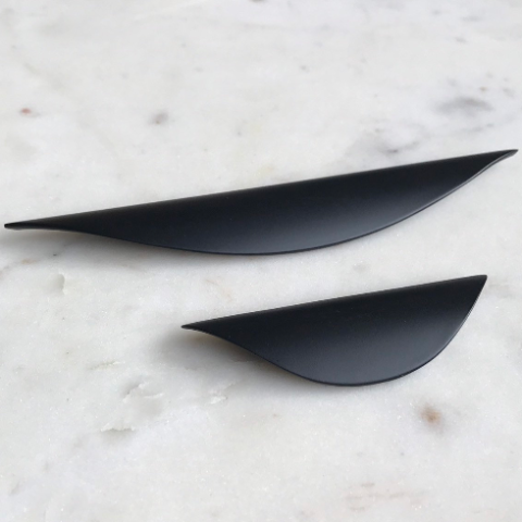 Luna Matte Black Cabinet Drawer Pulls - Modern Kitchen & Bathroom Hardware Handles for Dressers, Cabinets, and Furniture