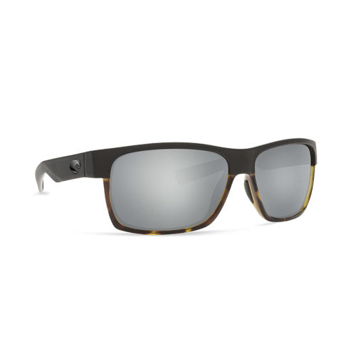 Costa Half Moon Sunglasses - Black & Tortoise Frame - UV Protection for Outdoor Activities, Beach, and Driving