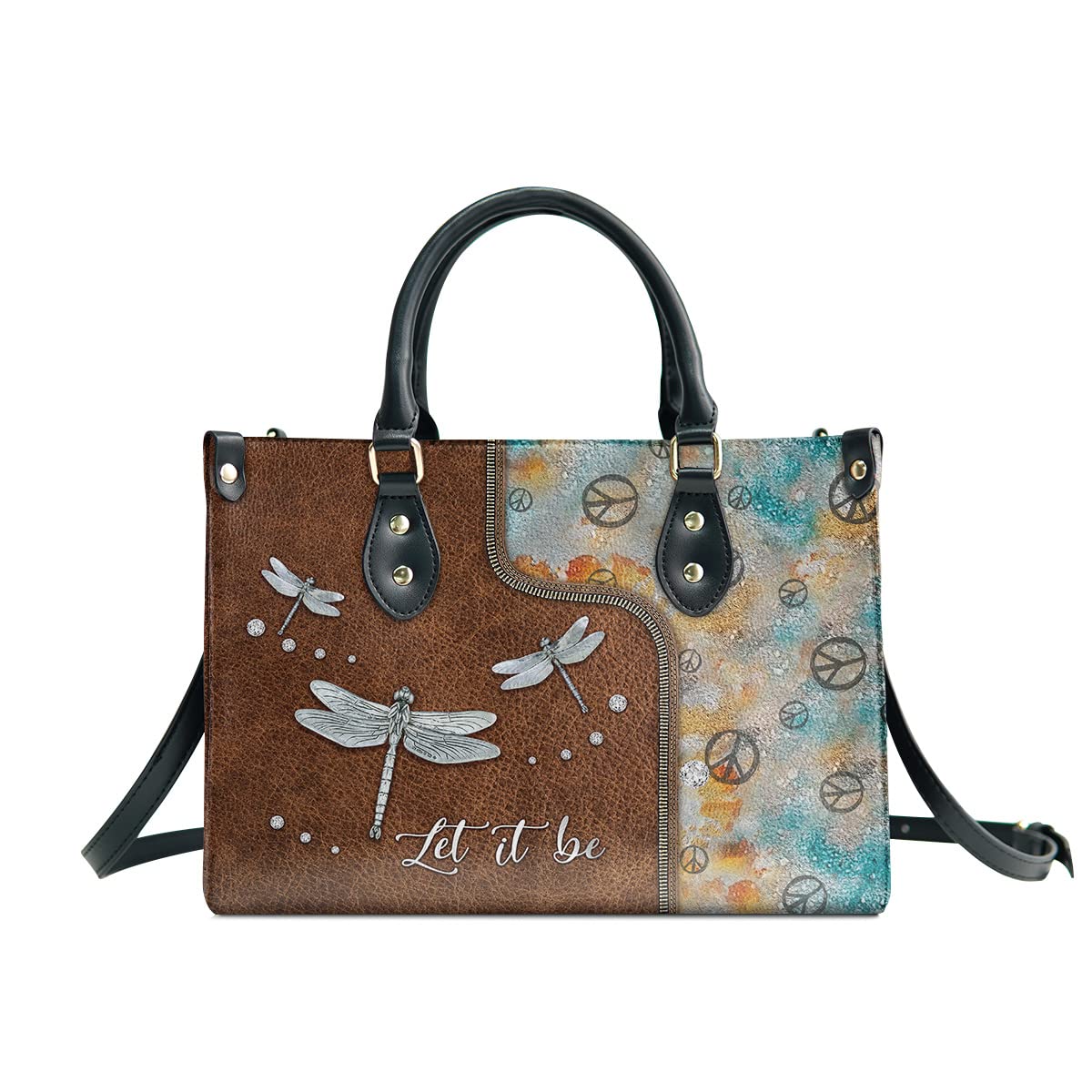 64HYDRO Women's Leather Shoulder Bag - Stylish Handbag for Work, Travel & Everyday Use - Perfect Gift for Sister, Daughter, Mom & Friends