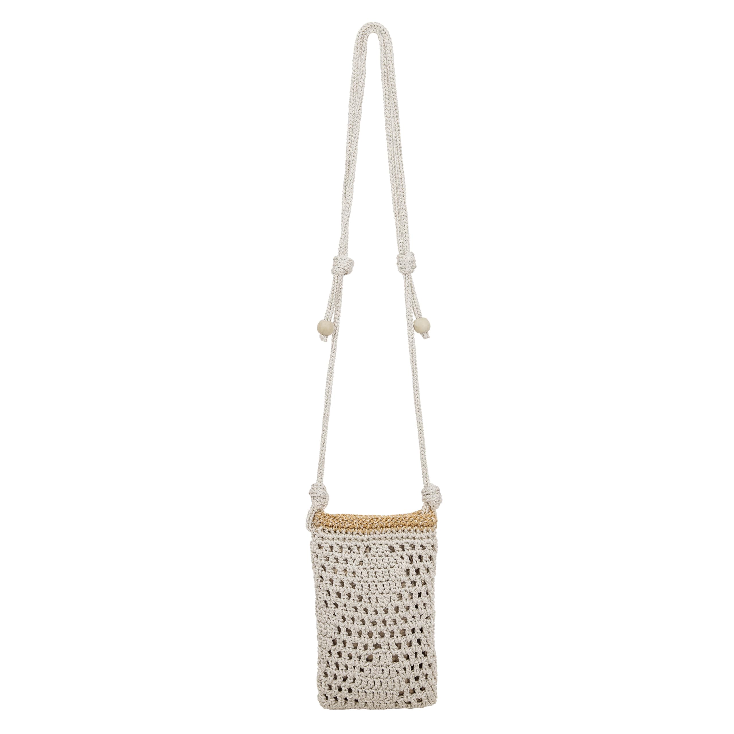 The Sak Josie Mini Crossbody Bag - Handmade Crochet Purse with Adjustable Strap for Women | Perfect for Casual Outings, Travel & Everyday Use