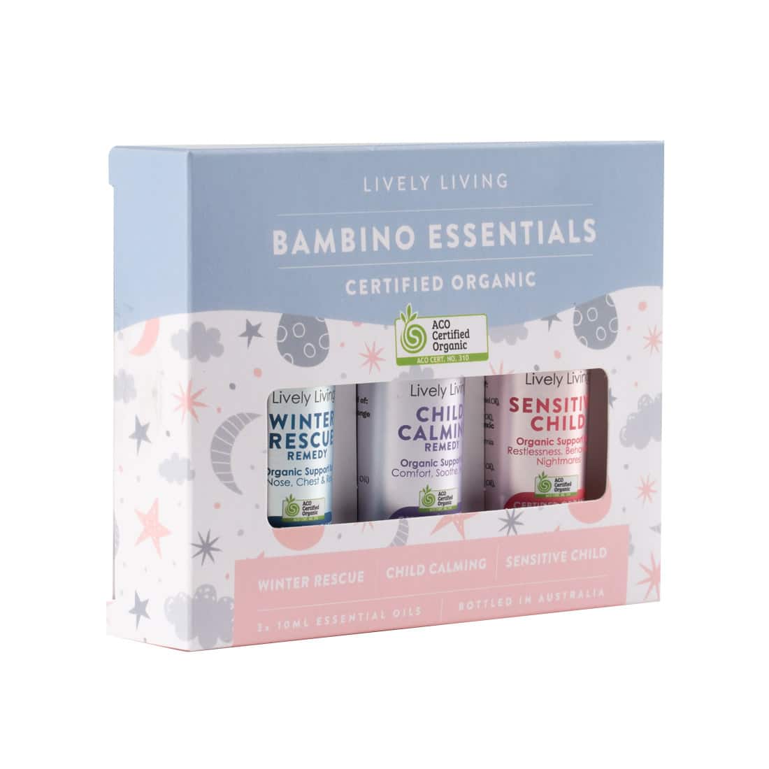 Organic Essential Oil Trio Set - Lavender, Peppermint & Eucalyptus - Aromatherapy Diffuser Blends for Relaxation, Stress Relief & Better Sleep