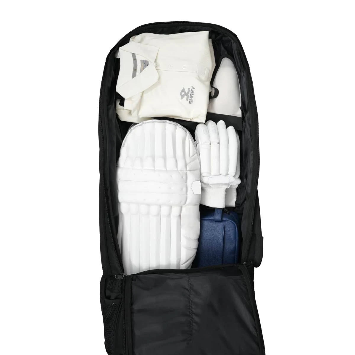 Shrey Meta 120 Cricket Duffle Wheelie Kit Bag - Premium Cricket Equipment Bag with Wheels for Easy Transport | Perfect for Cricket Matches, Training & Travel