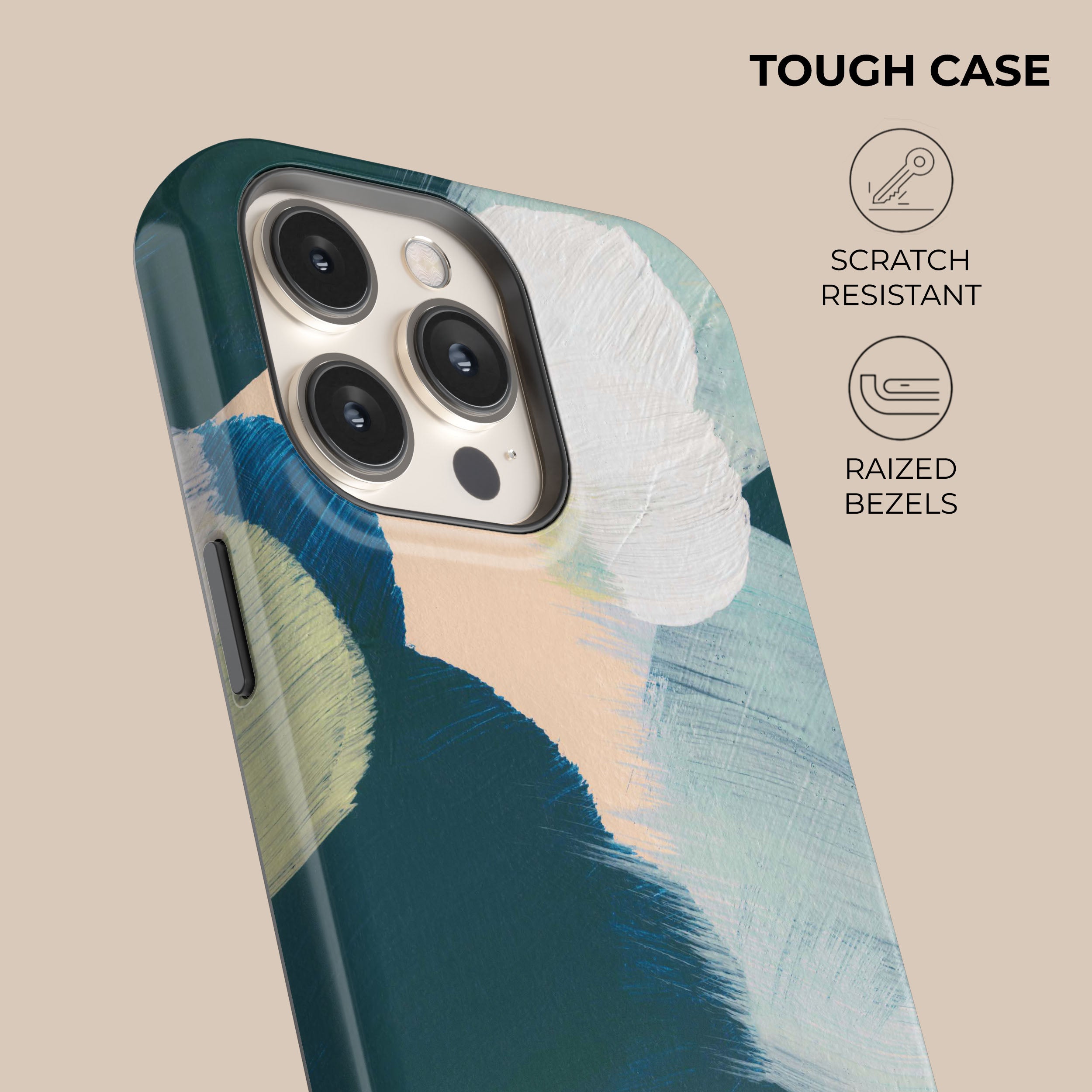 Eco-Friendly Green Canvas Phone Case - Durable & Stylish Protective Cover for iPhone & Android - Perfect for Outdoor Adventures, Travel & Daily Use