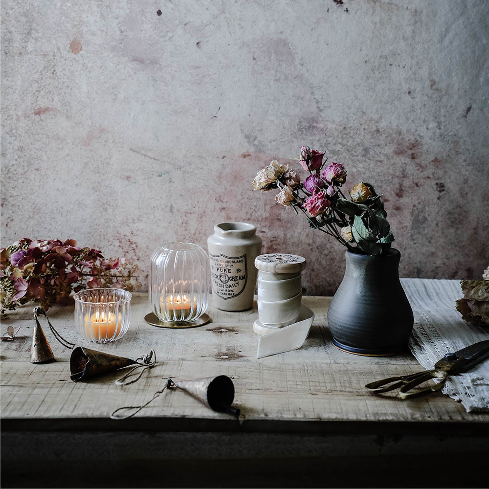 Ceramic Bloom Vase - Elegant Mocha Flower Vase for Home Decor, Wedding Centerpiece & Tabletop Display