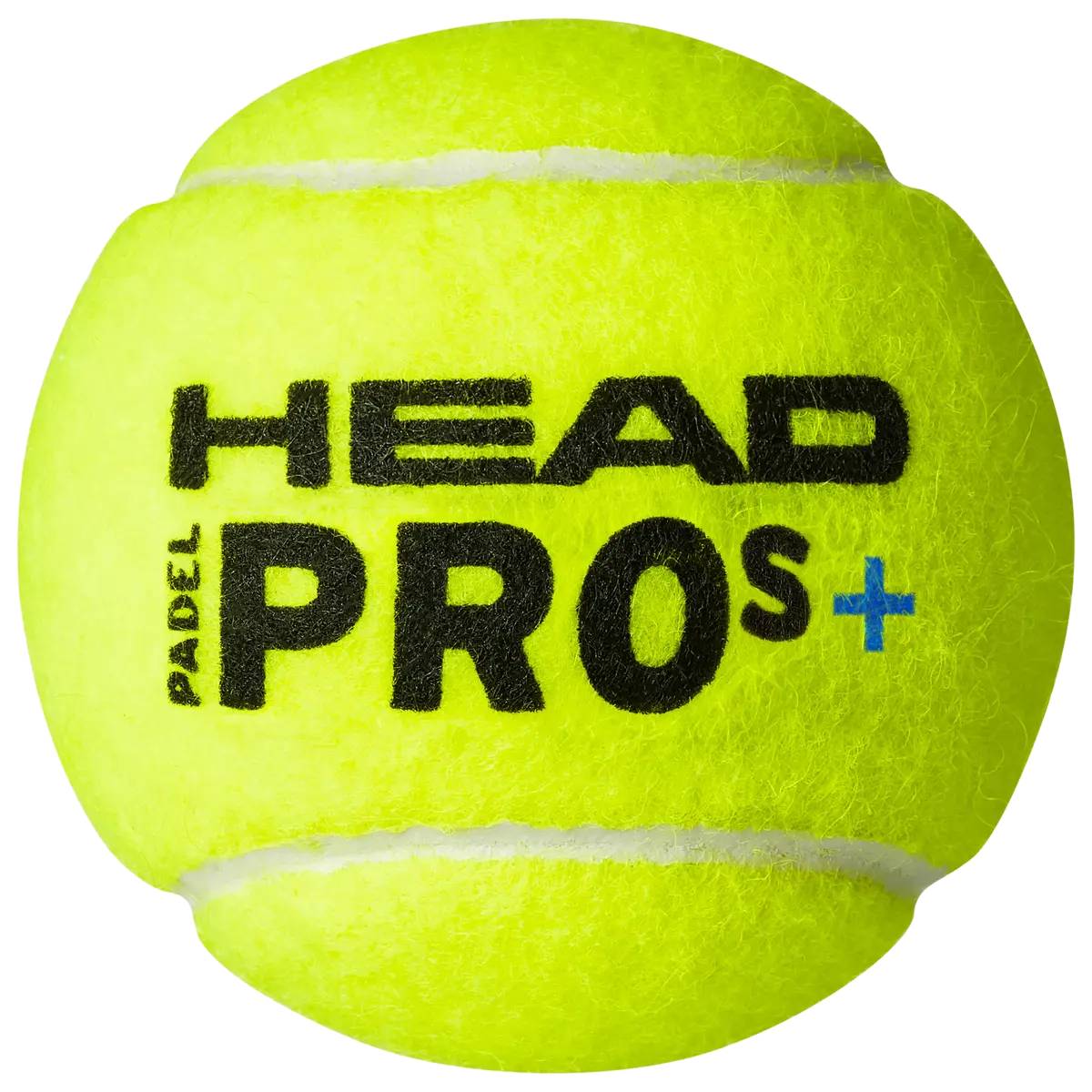 Head Padel Pro S+ Tennis Balls (3 Ball Can) - Premium Padel Balls for Training, Matches & Outdoor Sports