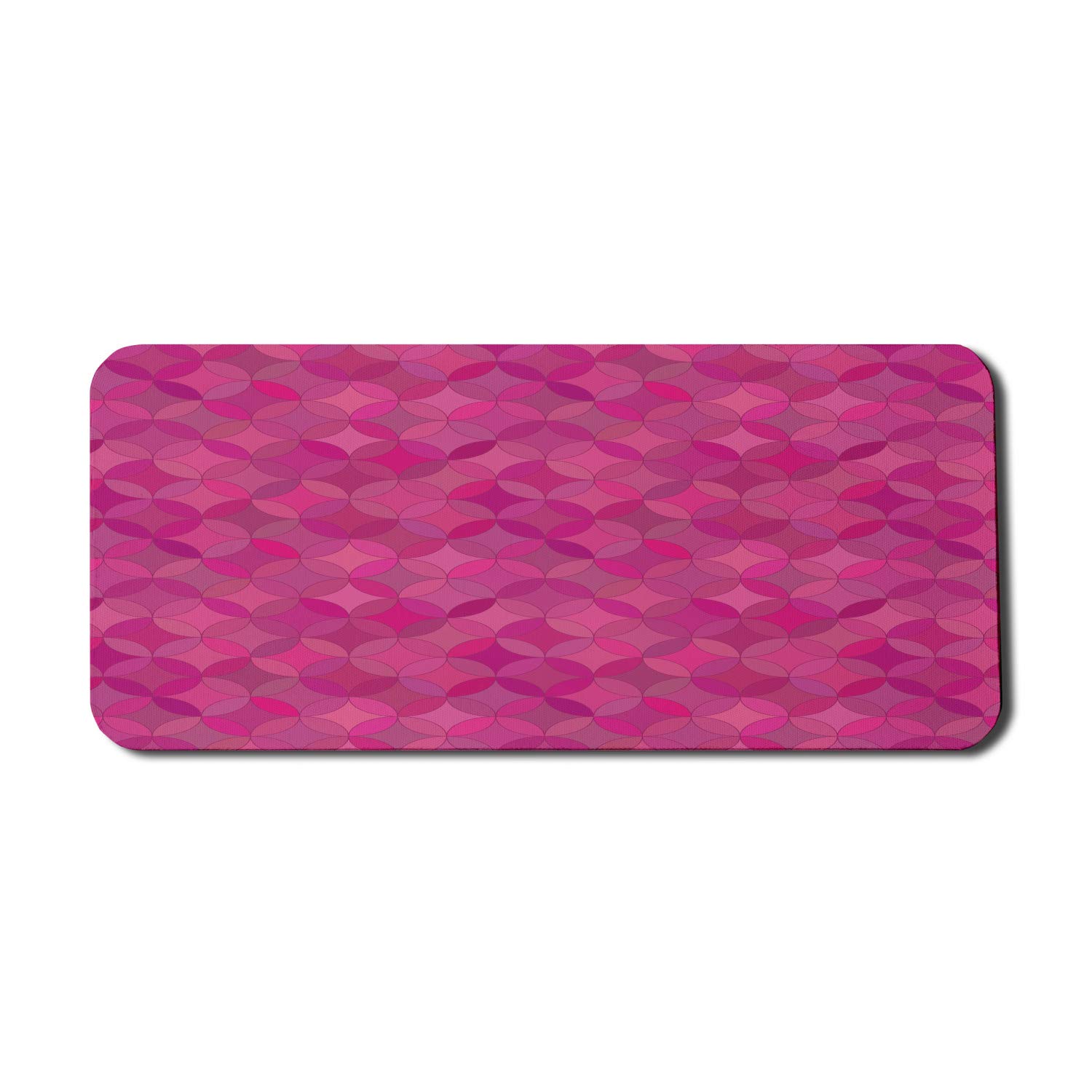 Ambesonne Abstract Geometric Mouse Pad with Star Patterns, Non-Slip Rubber Base - Extra Large 35