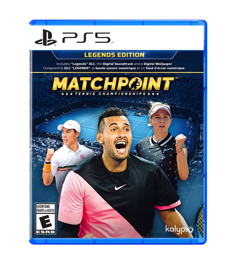 Matchpoint - Tennis Championships for PlayStation 5 | Realistic Tennis Simulation Game for PS5 | Perfect for Competitive Multiplayer & Single Player Modes