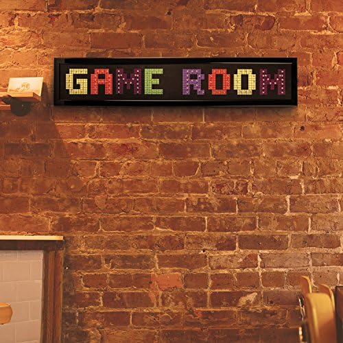 Vintage LED Wall Sign - Retro Neon Light for Bar, Man Cave & Game Room