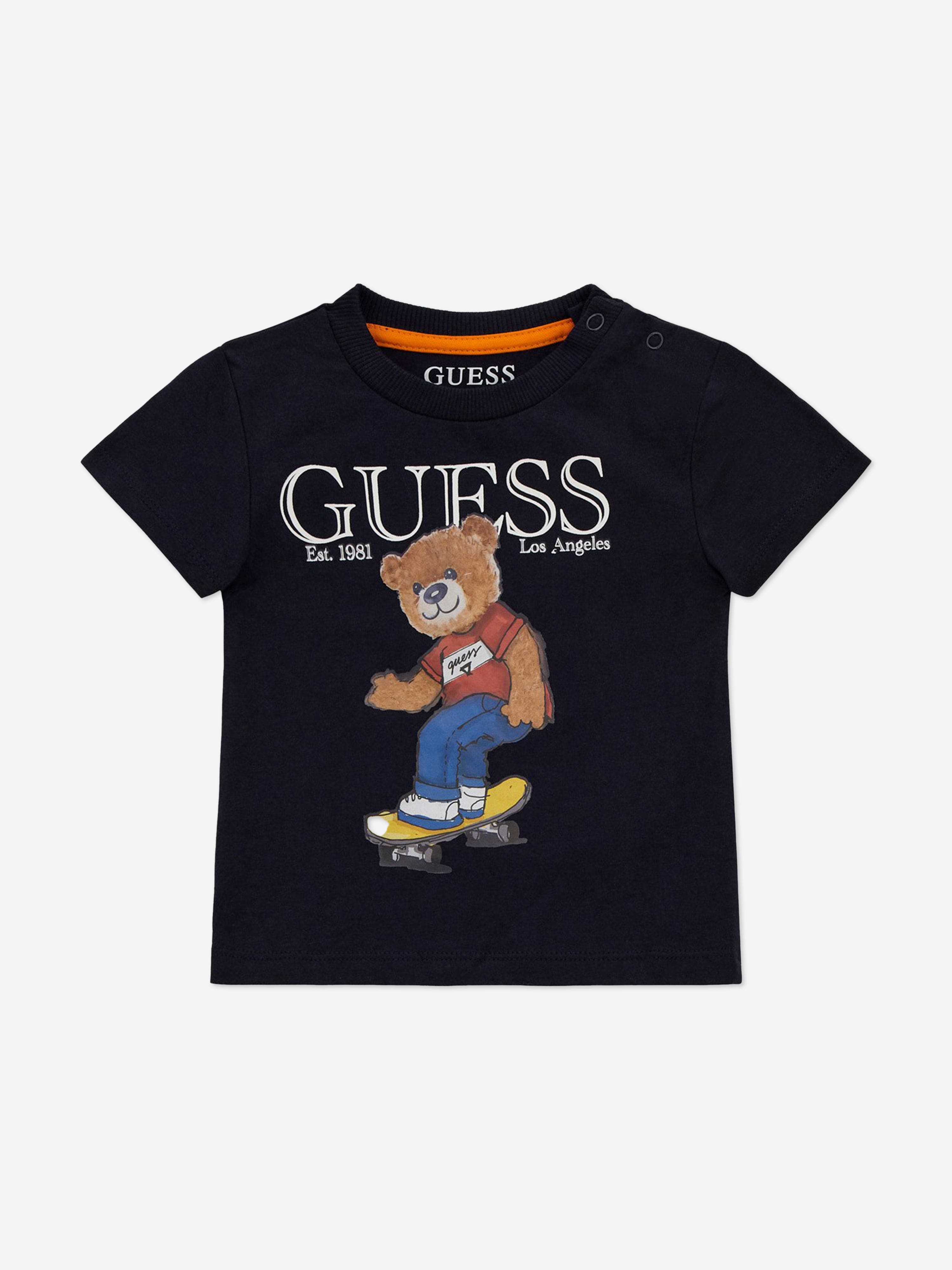 Adorable Baby Boys Bear Print Shorts Set - Navy Blue Cotton Outfit for Toddlers | Perfect for Playtime, Daycare & Summer Adventures