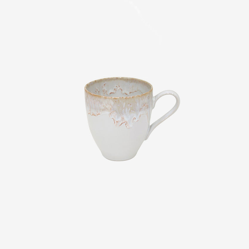 Casafina Taormina Coffee Mug - 12oz Ceramic Tea Cup with Handle, Perfect for Home, Office & Gifts - Elegant Design for Coffee, Tea & Hot Beverages