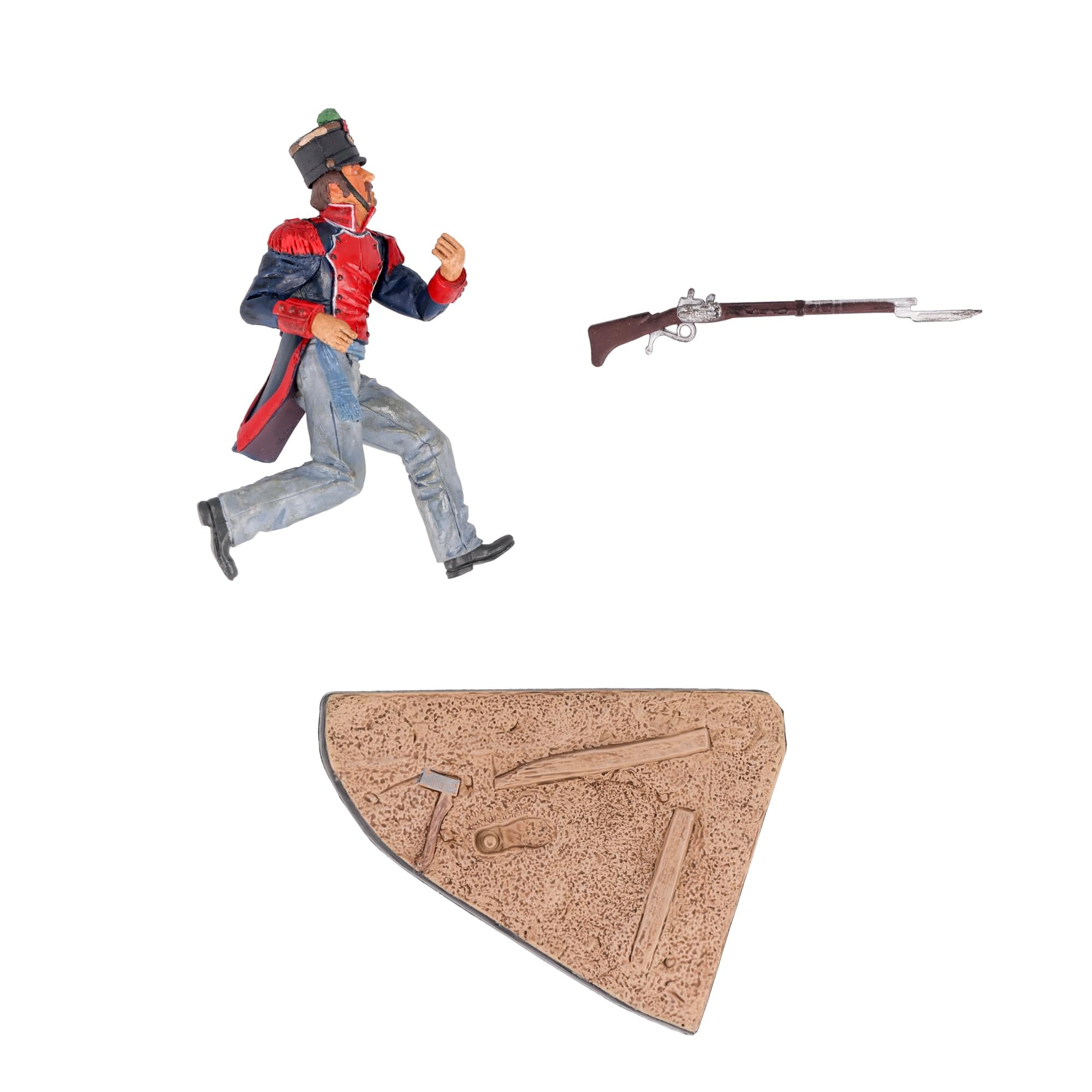 1:24 Scale Alamo Battle Mexican Grenadier Historical Figure - Collectible Miniature for Diorama, Model Display & History Enthusiasts