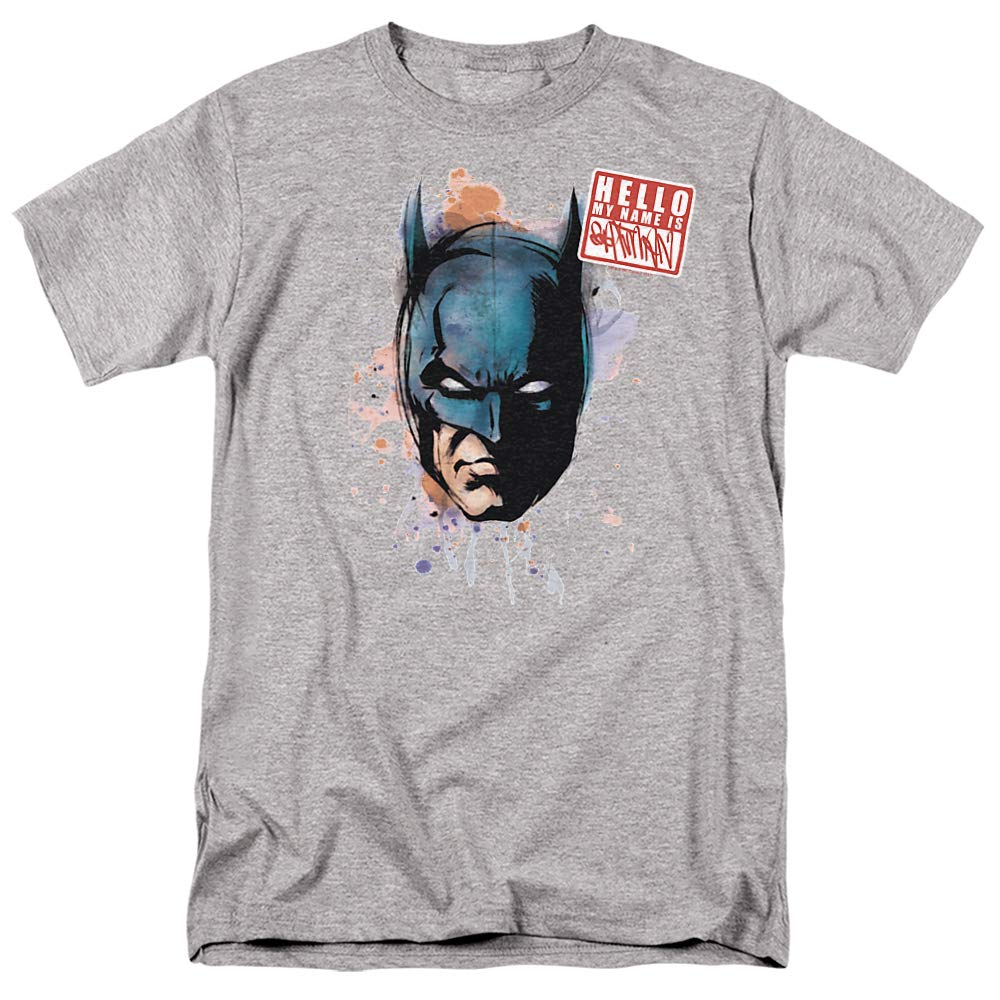 Batman Hello Graphic Unisex T-Shirt for Men & Women - Casual Wear, Cosplay & Superhero Fan Gift