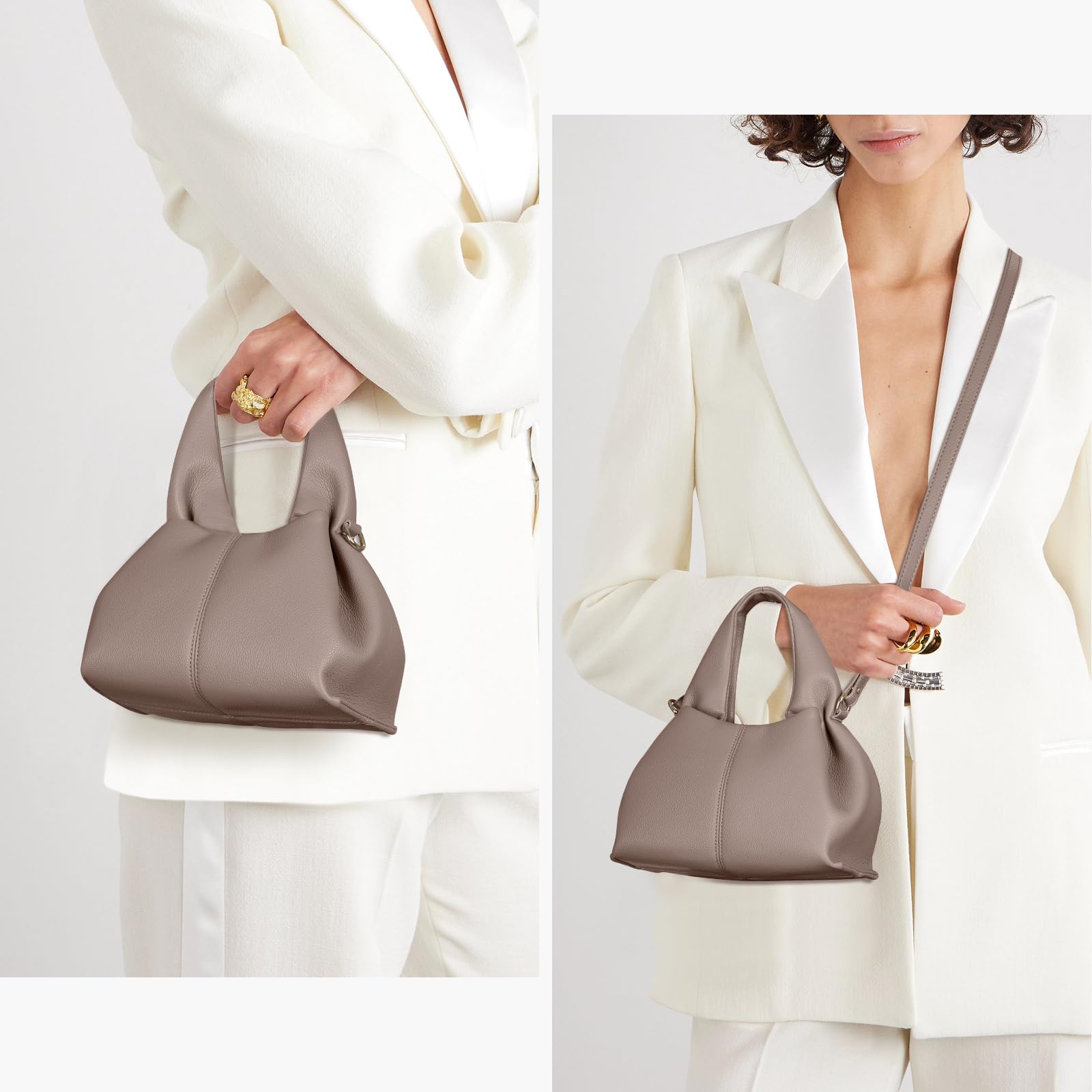 Stylish Women's Crossbody Bag - Juoxeepy Chic Dumpling Cloud Shoulder Purse & Satchel Handbag | Perfect for Work, Travel & Everyday Use