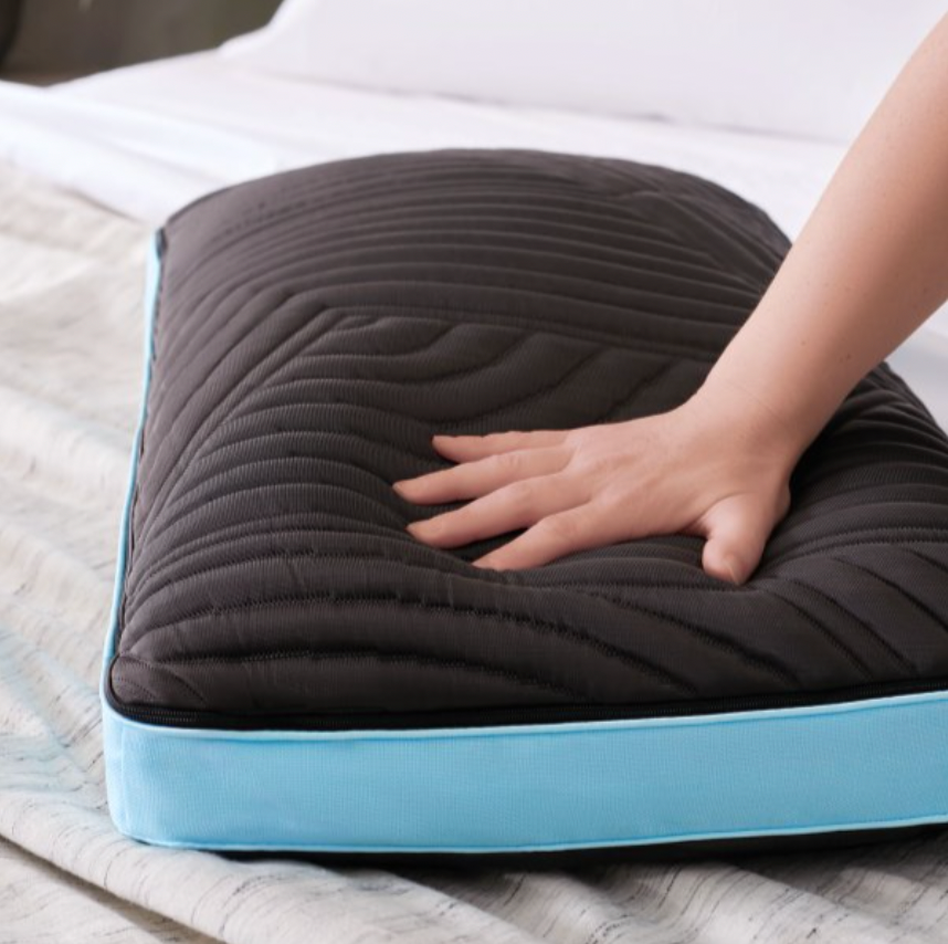 Malouf Ice Cloud™ Cooling Pillow - Queen Size Gel Memory Foam for Hot Sleepers - Perfect for Side, Back & Stomach Sleepers - Stay Cool All Night