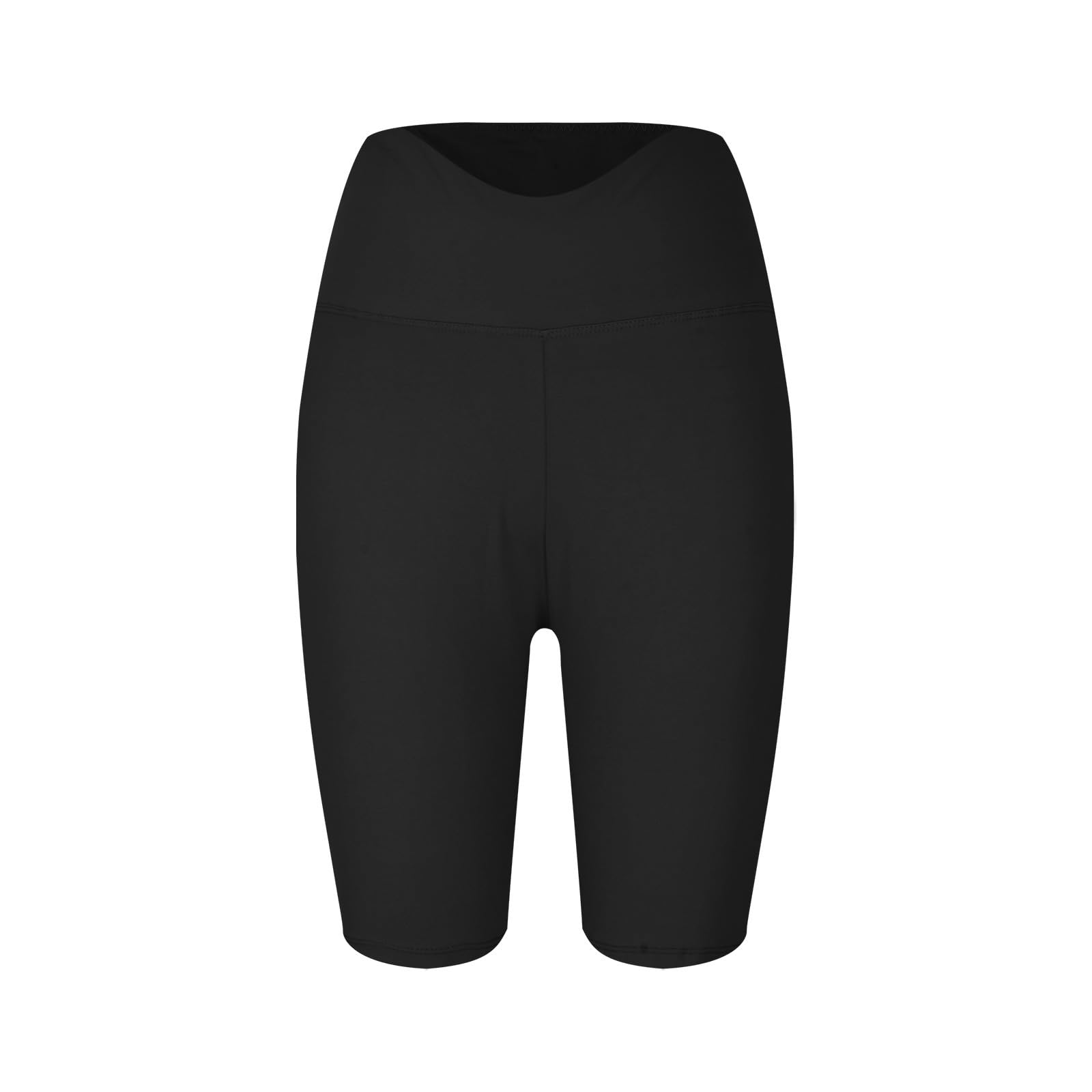 Plus Size Biker Shorts for Women - Tummy Control Yoga Workout Shorts with Pockets | Gym & Lounge Wear