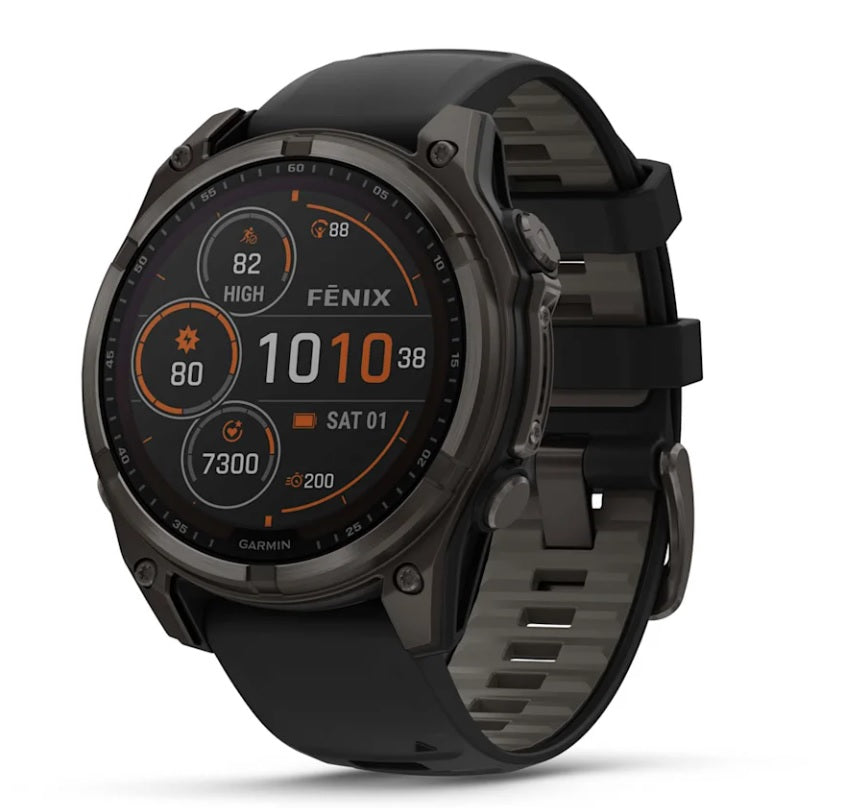 Carbon Gray DLC Titanium with Black/Pebble Gray Silicone
