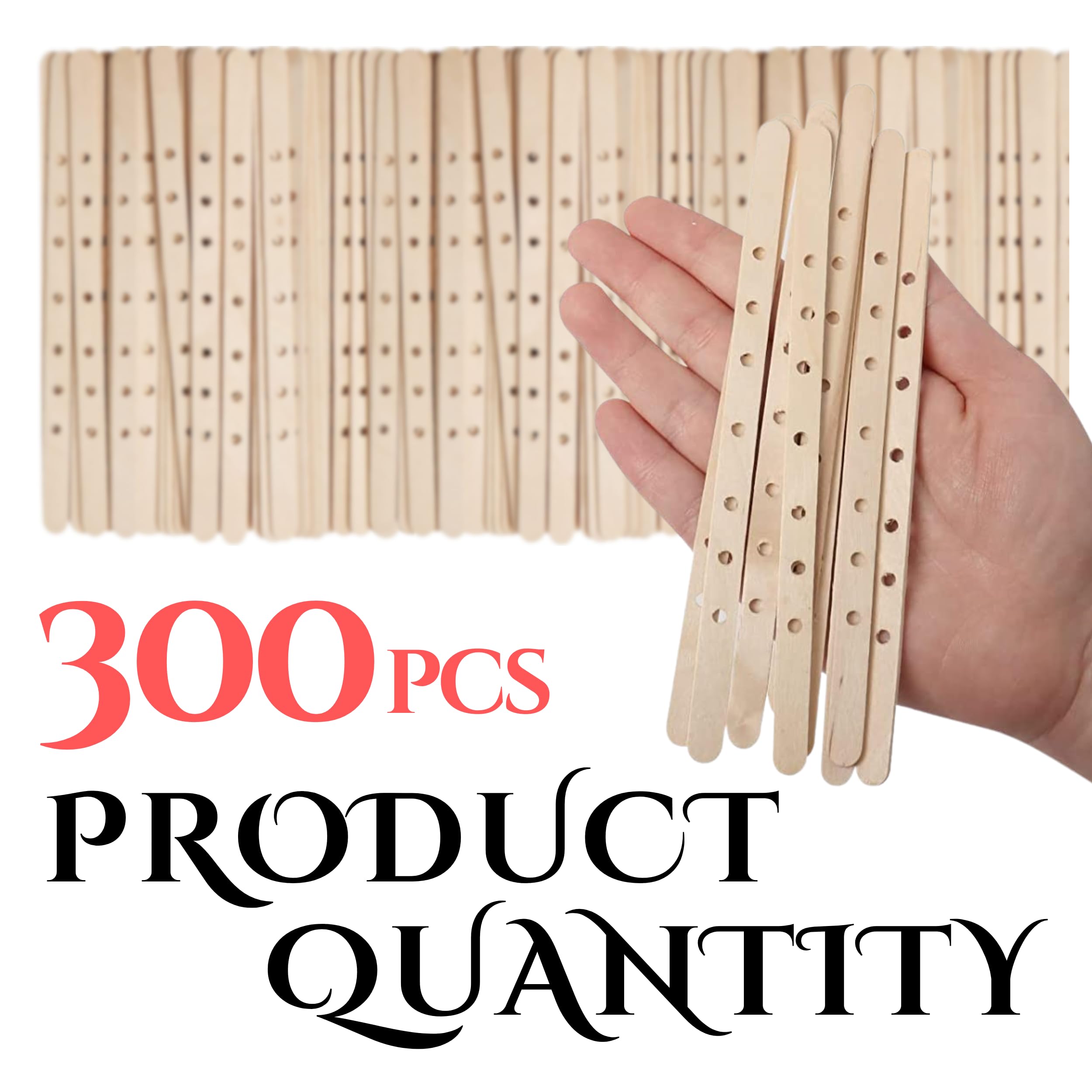 100PCS 7-Inch Candle Wick Holders with 7 Holes - Premium Centering Tool for DIY Candle Making - Perfect for Soy Wax, Beeswax & Paraffin Candles (Home Decor, Gifts, Craft Projects)