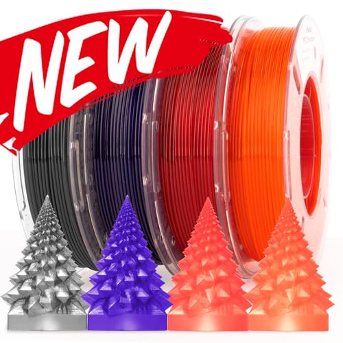 Petg Clear 250g*4-black/Purple/Red/Orange