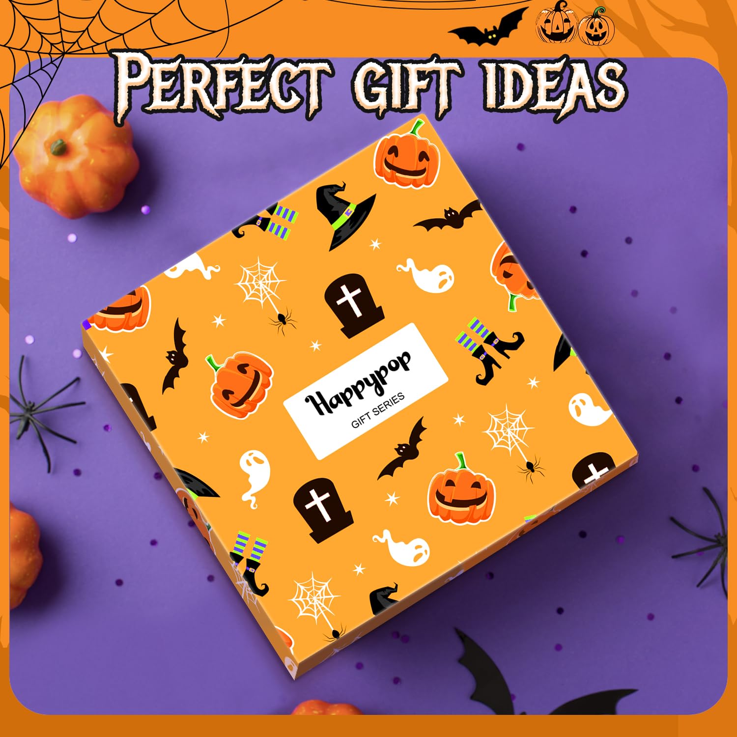 HappyPop Halloween Socks for Boys & Girls - Spooky Dinosaur Socks for Teens & Kids | Fun Horror Gifts for Trick or Treat, Costume Parties & Christmas Stocking Stuffers