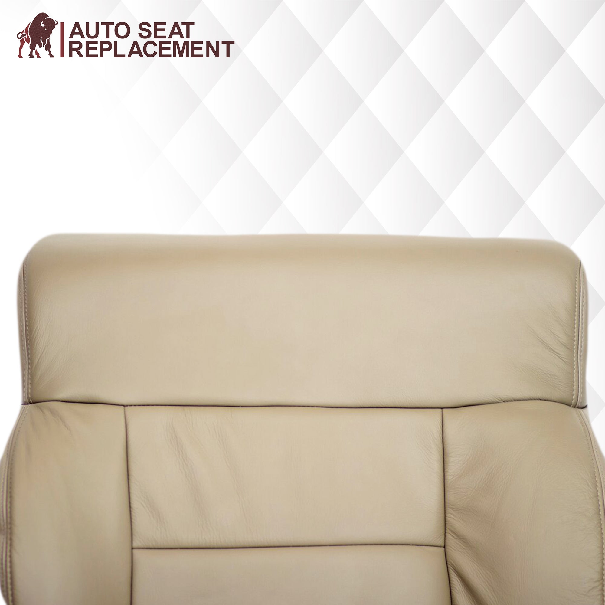 2005-2008 Ford F-150 Seat Covers - Premium Tan Leather or Vinyl Seat Protectors for Trucks | Durable & Custom Fit for Car, Work & Outdoor Adventures
