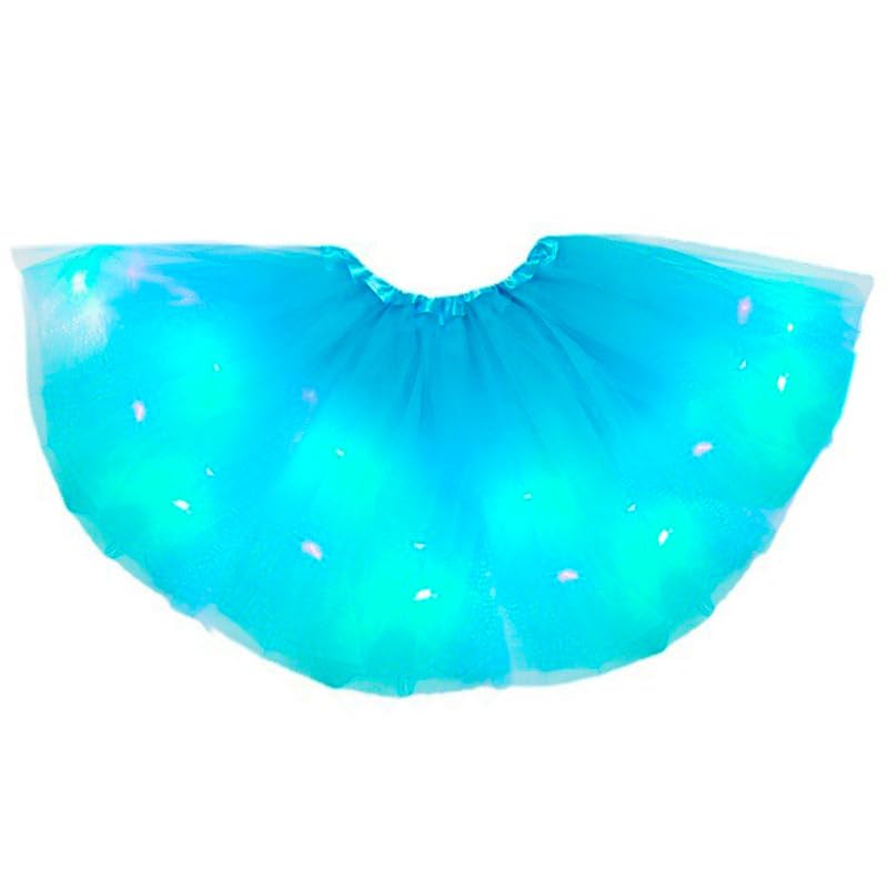 TWINKLEDE LED Light Up Tutu Skirt - Sparkly Tulle Dance Skirt for Women | Ballet, Party, Rave Costume | Perfect for Dance Performances, Halloween & Festive Celebrations