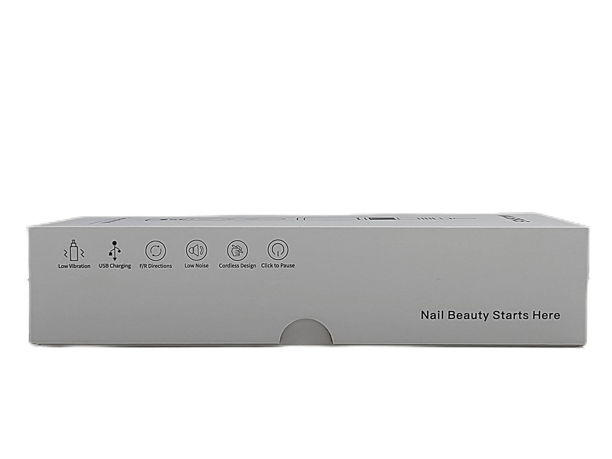 NAILGIRLS Cordless Electric Nail Drill Kit - 35000 RPM Rechargeable Nail File with 6 Drill Bits for Professional Manicure & Pedicure | Portable Nail Polisher for Acrylic Nails, Gel Polish Removal & Salon Quality Home Care (Gray)