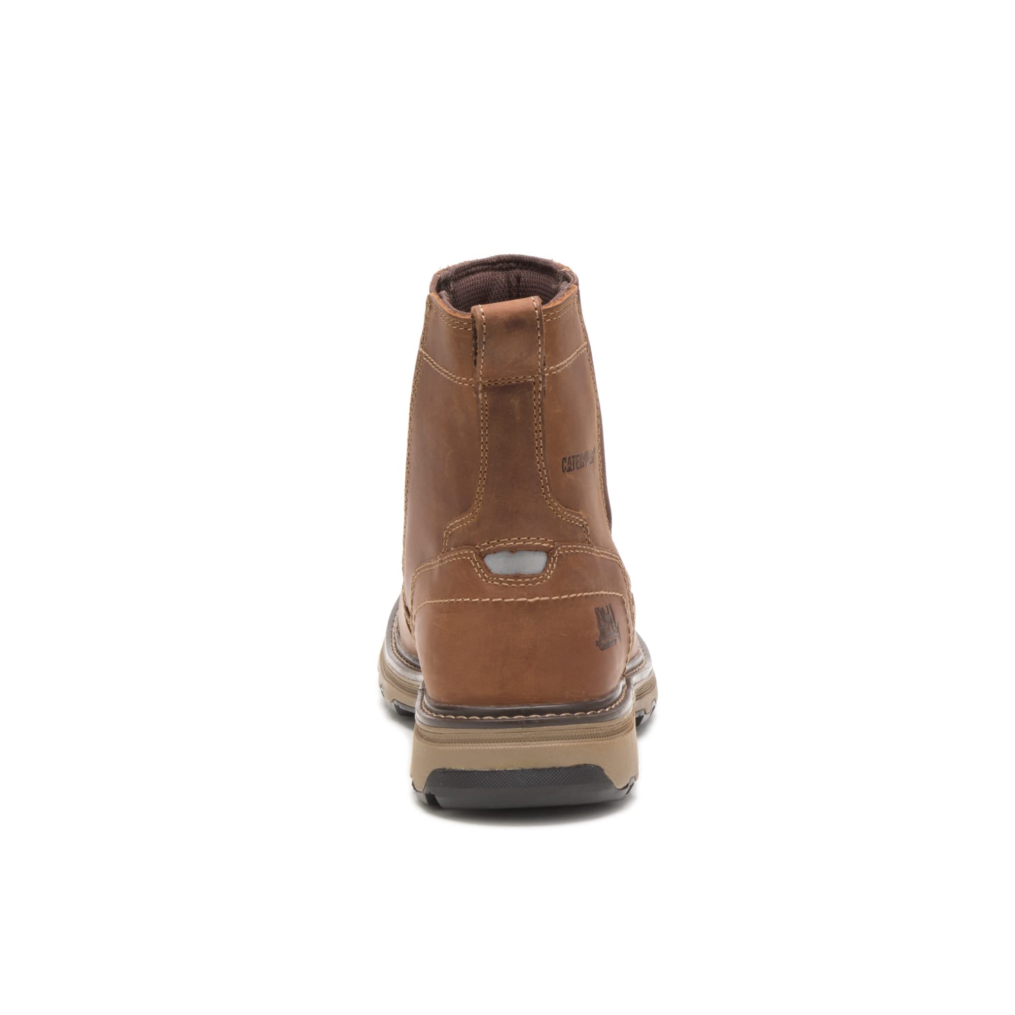 CAT Men's Pelton Work Boots - Steel Toe, Waterproof, Slip-Resistant - Durable Safety Shoes for Construction, Hiking & Outdoor Work