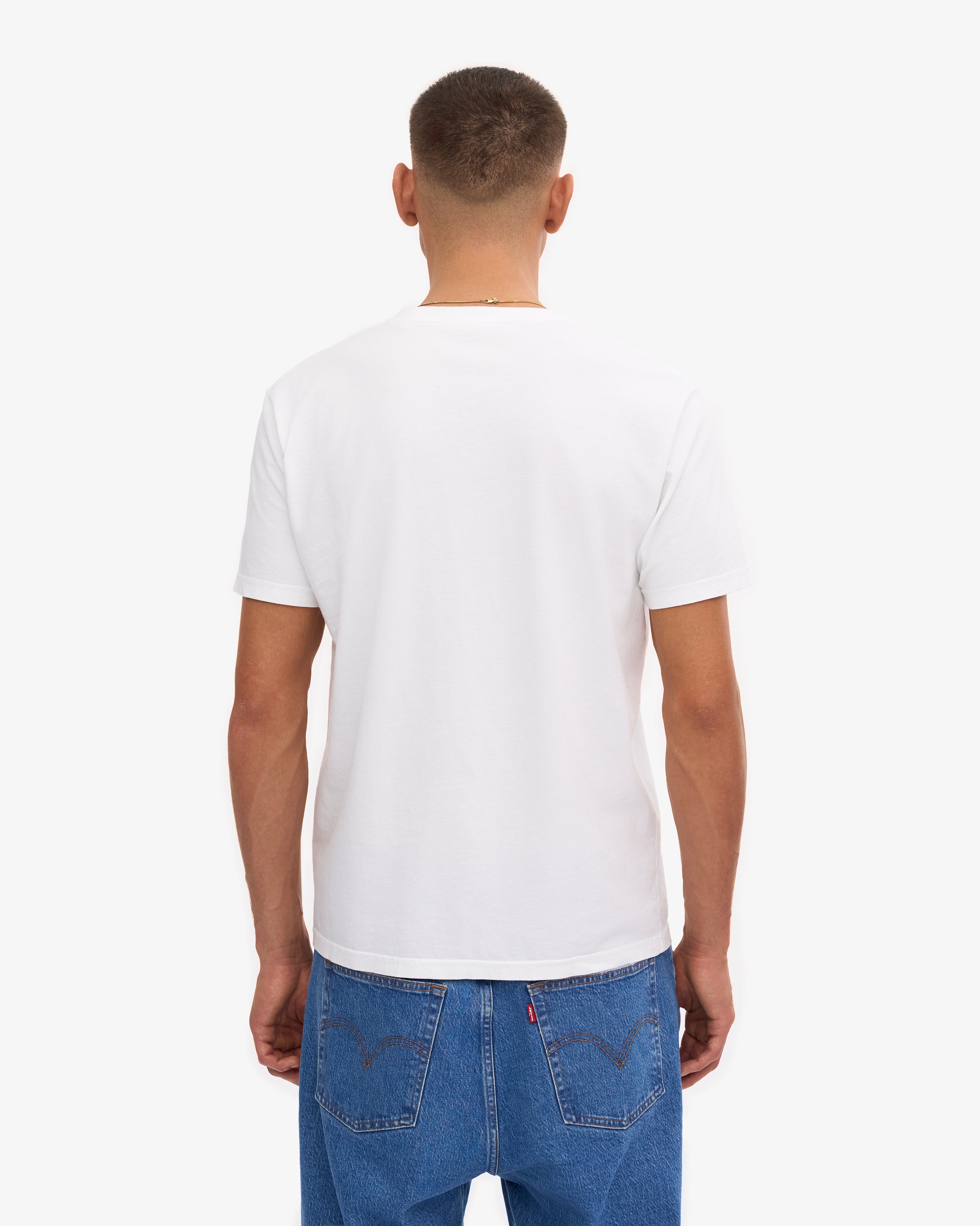 Classic Organic Cotton T-Shirt for Men & Women | Soft, Breathable & Eco-Friendly | Optical White | Perfect for Casual Wear, Gym & Everyday Outfits