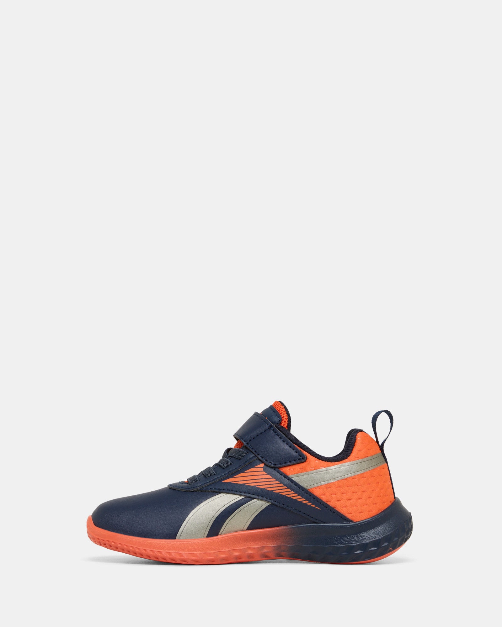 Reebok Rush Runner 5 Men's Running Shoes - Synthetic Vector Navy/Pump Orange - Lightweight Cushioned Sneakers for Jogging, Gym Workouts & Daily Wear