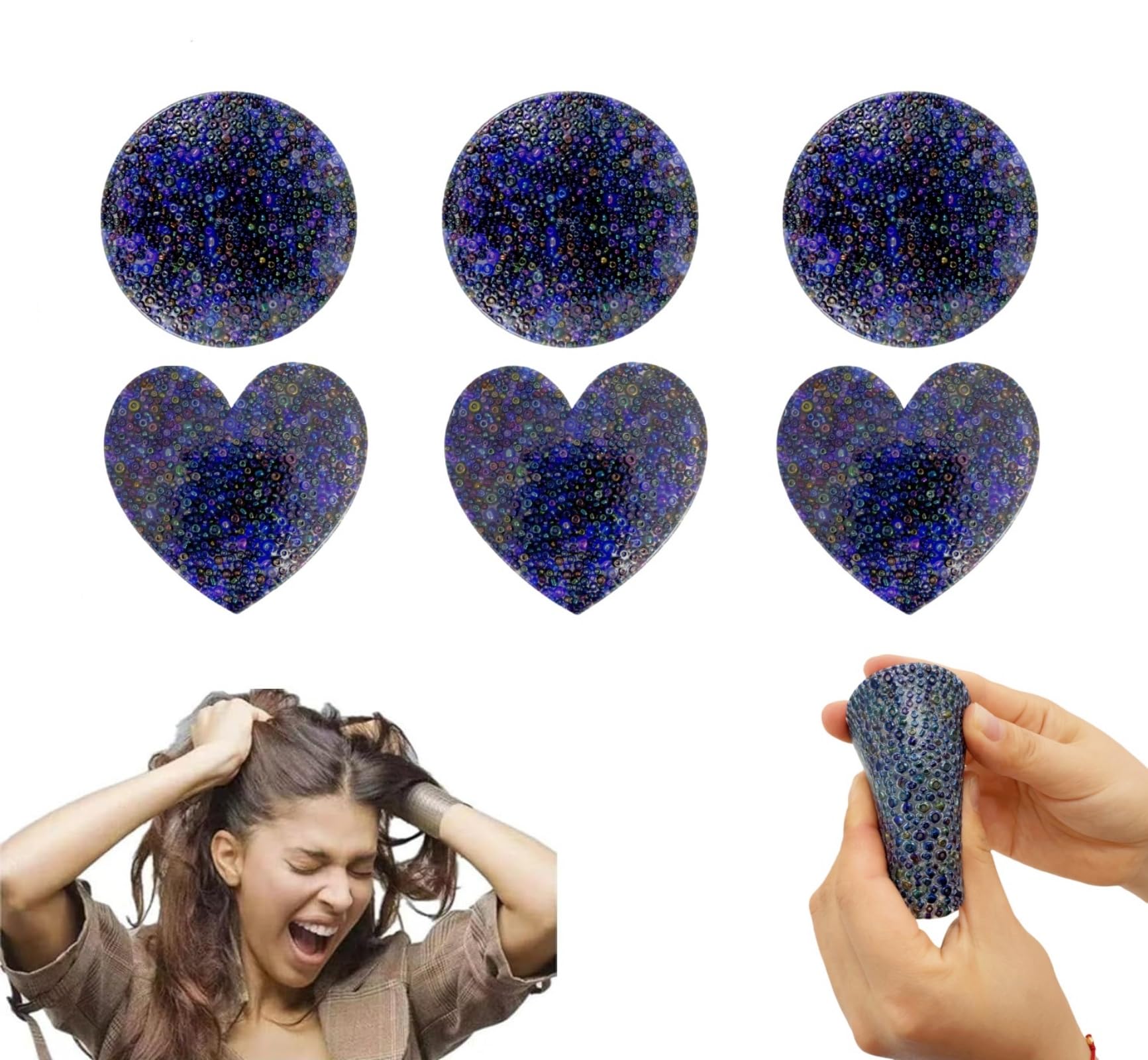 Skin Picking Fidget Toys for Adults - Stress & Anxiety Relief, Dermatillomania & Trichotillomania Sensory Tools - Perfect for Office, Travel & Calming Nervous Habits