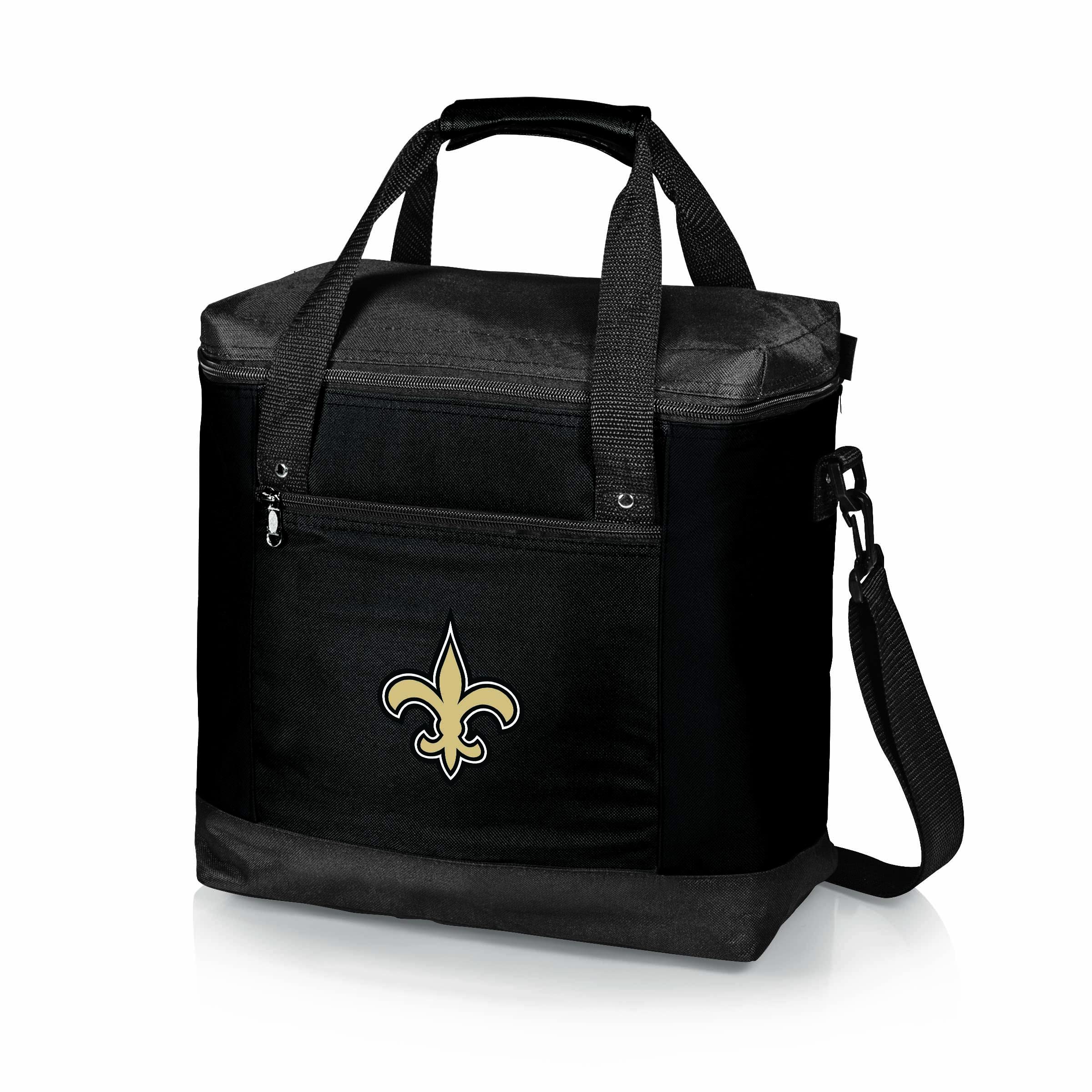 PICNIC TIME NFL Montero Insulated Tote Cooler Bag - Portable Soft Cooler for Picnics, Beach, Tailgating & Outdoor Adventures (Black) - Keep Drinks Cold for Hours