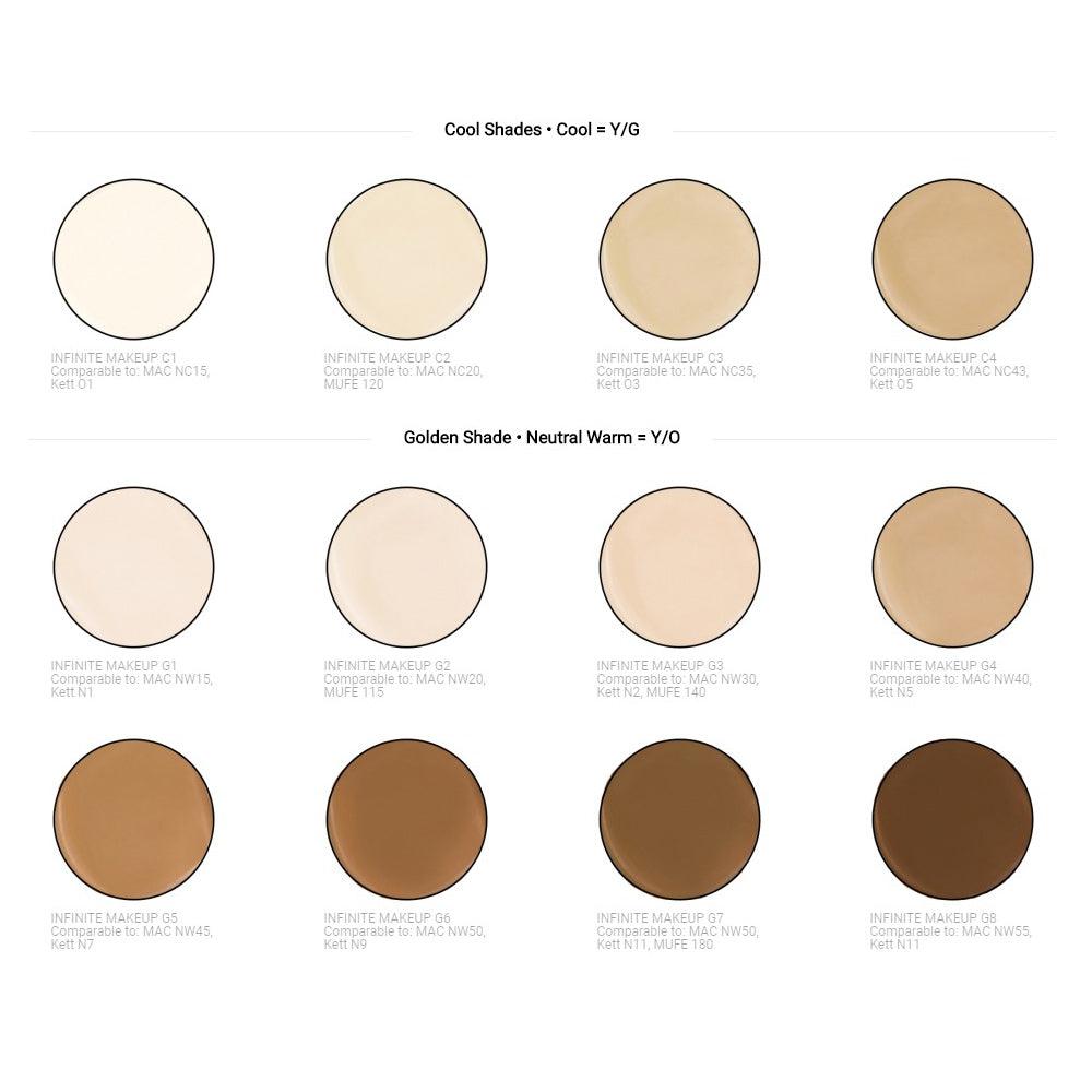 Cozzette Infinite Makeup Foundation - Full Coverage Liquid Foundation for Flawless Skin | Perfect for Daily Wear, Special Occasions & Professional Makeup Artists
