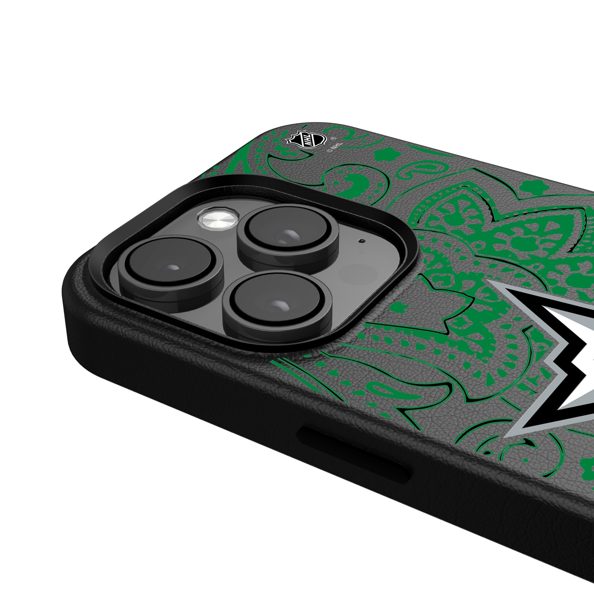 Dallas Stars Paisley MagSafe Compatible Case for iPhone 14 13 12 Pro Max - Stylish Protective Cover for Hockey Fans, Perfect for Game Days & Everyday Use