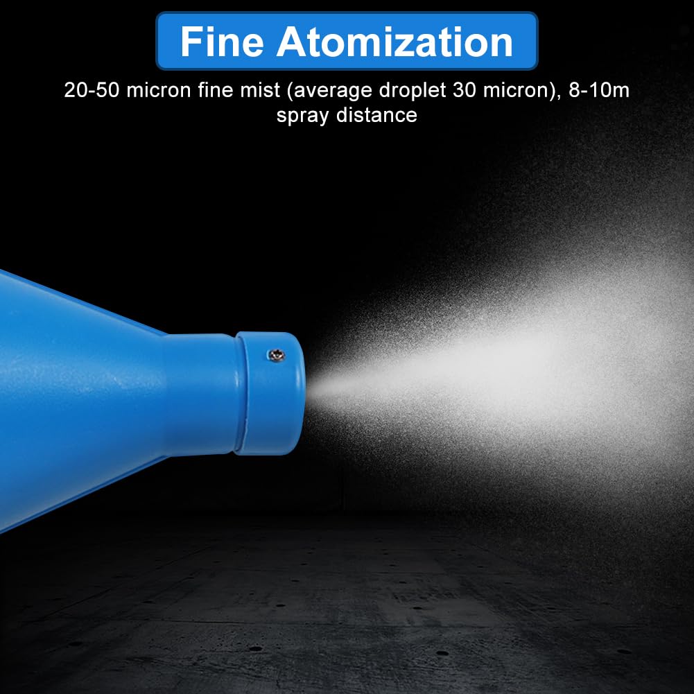 4.5L Electric ULV Portable Fogger Sprayer Machine - 32.8ft Spray Range, 110V Plug-in Cold Mist Sprayer for Yard, Garden, Hotel Disinfection & Pest Control - Ideal for Mosquito Repellent, Sanitizing, and Outdoor Cooling
