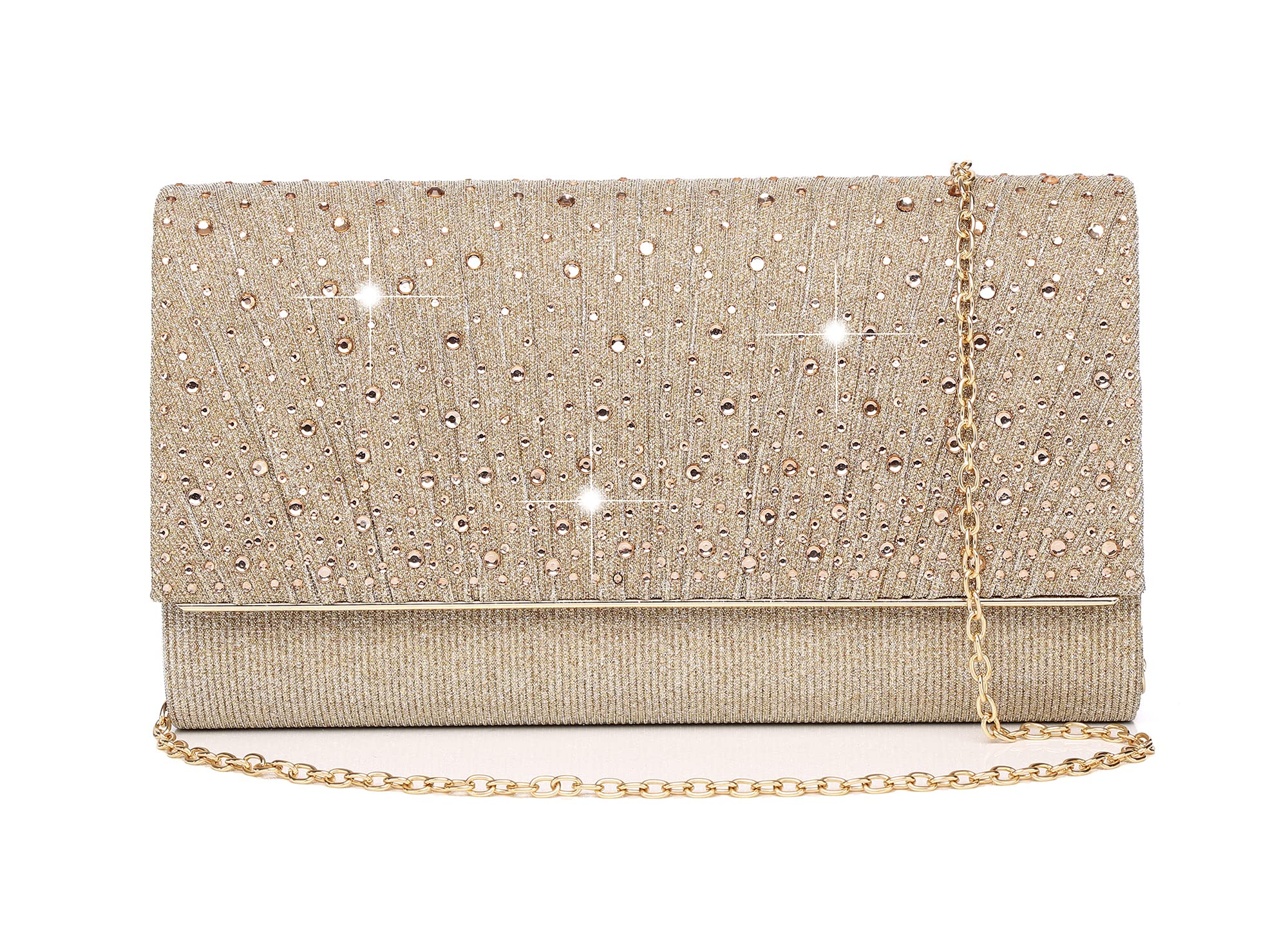 Sparkling Rhinestone Clutch Purse for Women - Elegant Evening Bag for Wedding, Prom, Party | Perfect Christmas Gift & Special Occasion Accessory | Great for Date Nights, Galas, and Formal Events