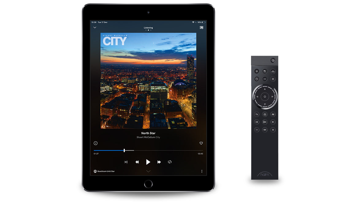 Naim Uniti Atom All-In-One Music Player with HDMI ARC - High-End Wireless Streaming Amplifier for Home Theater & Audiophile Systems | Perfect for Living Room, Office, or Studio Setup