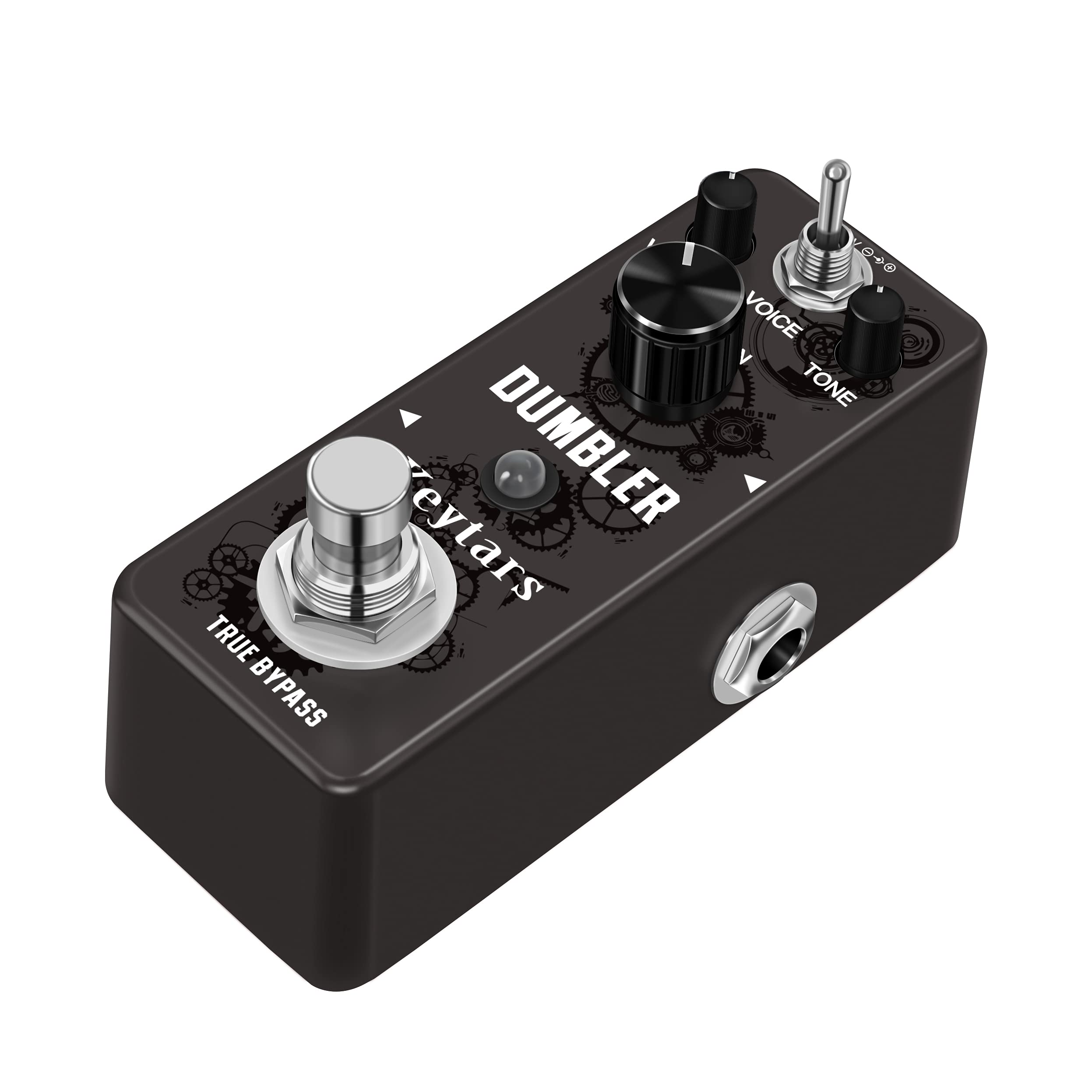 Analog Dumbler Overdrive Guitar Effect Pedal - Mini Size True Bypass with Medium Low Distortion for Electric Guitar | Perfect for Blues, Rock & Studio Recording