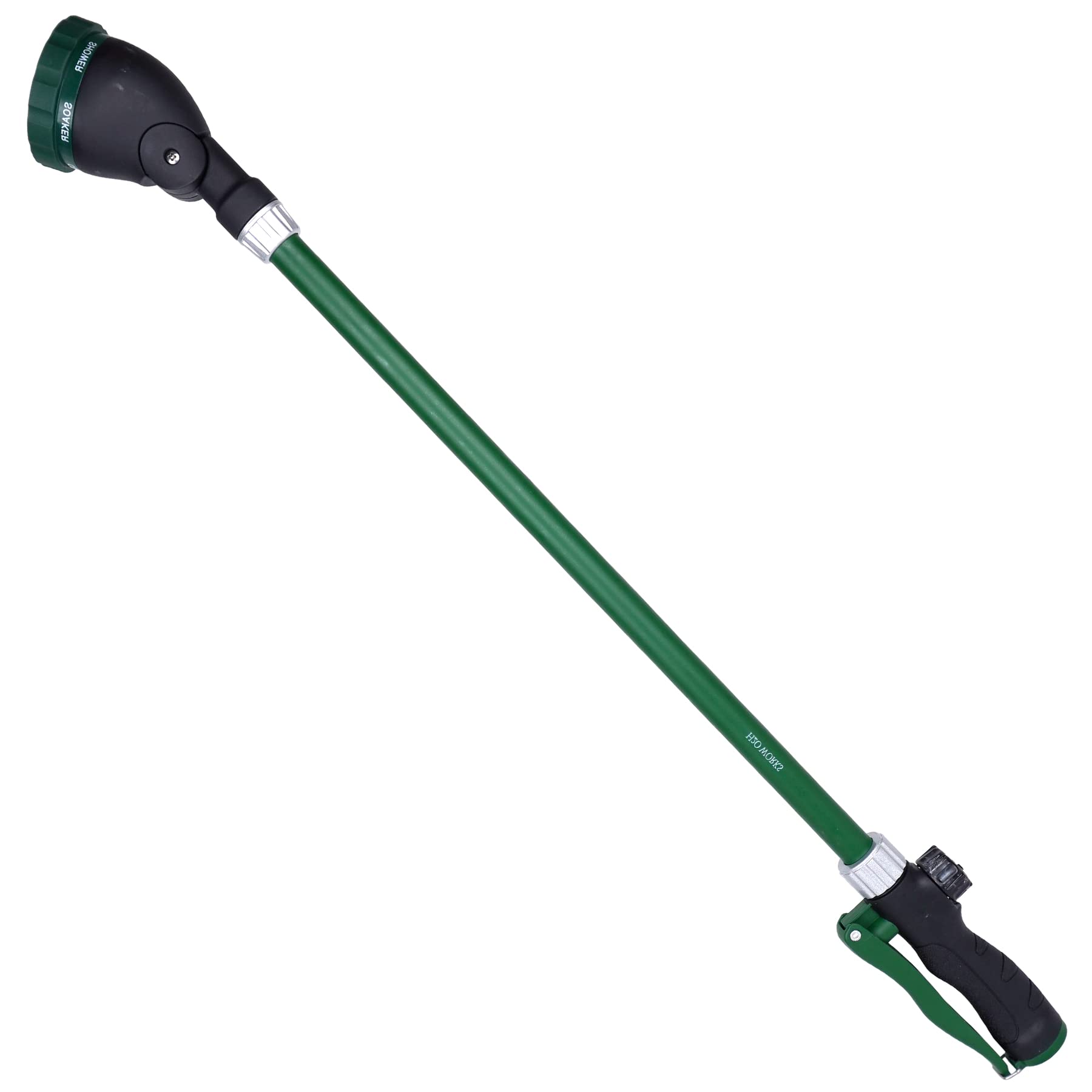 Heavy Duty 28 Inch Watering Wand with Pivoting Head - Adjustable Garden Hose Sprayer with 6 Patterns & Ergonomic Handle - Ideal for Seedlings, Flowers, Lawns & Outdoor Plant Care