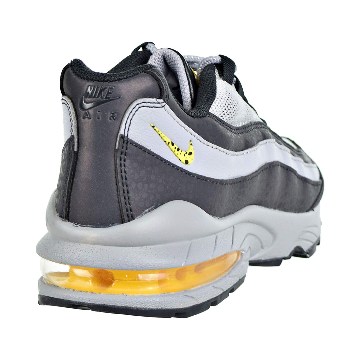 Nike Air Max 95 Boys Running Shoes - Off Noir/Dynamic Yellow - Size 6.5 Big Kid - Lightweight Cushioned Sneakers for School, Sports & Everyday Wear