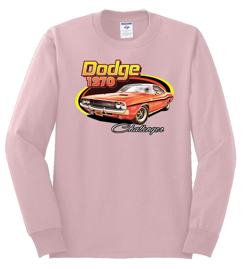 Vintage 1970 Dodge Charger Muscle Car Racing T-Shirt for Men - Long Sleeve Retro Automotive Tee - Perfect for Car Enthusiasts, Racing Fans & Casual Wear